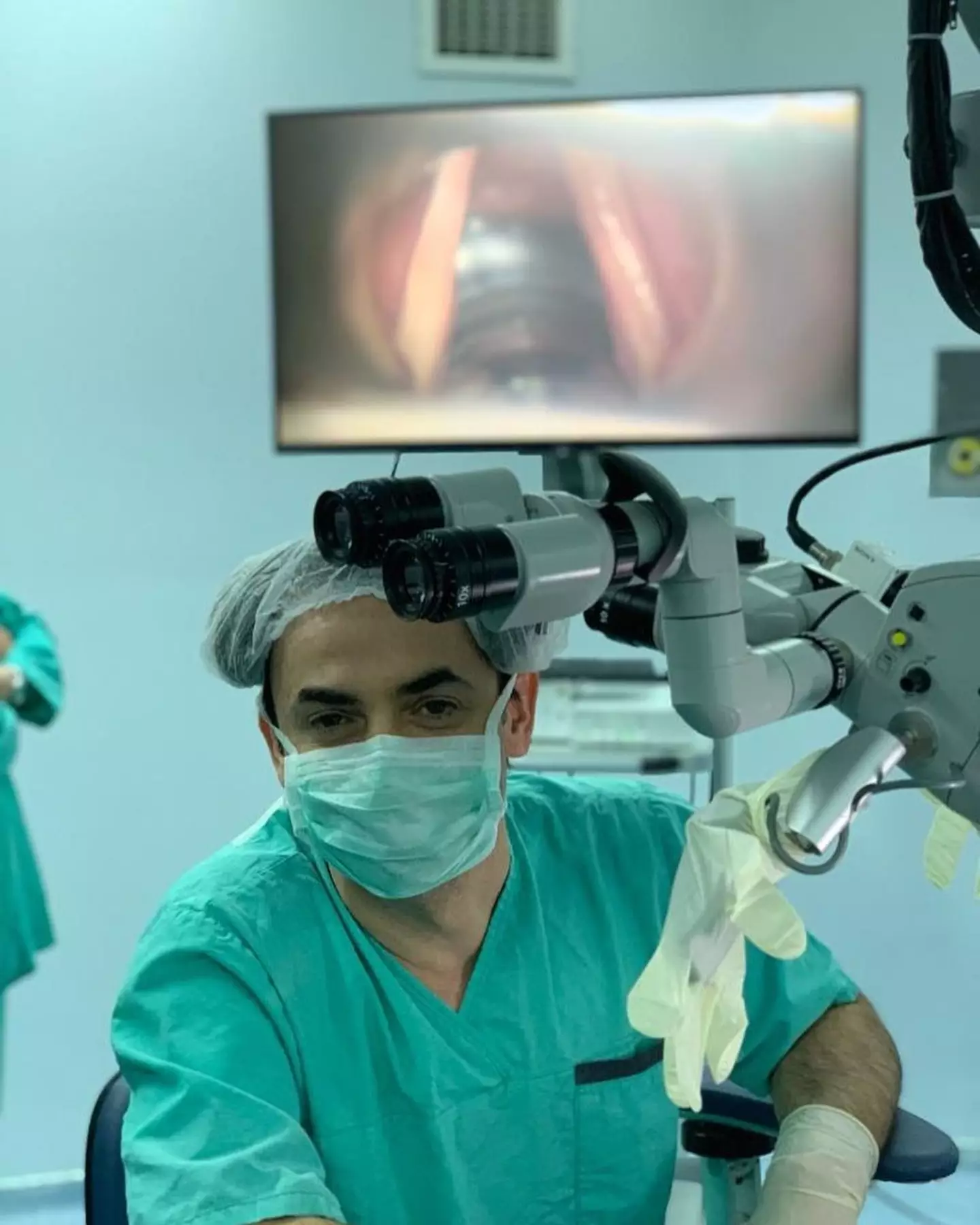 The vocal cord surgery takes just 45 minutes and is done under local anaesthetic.