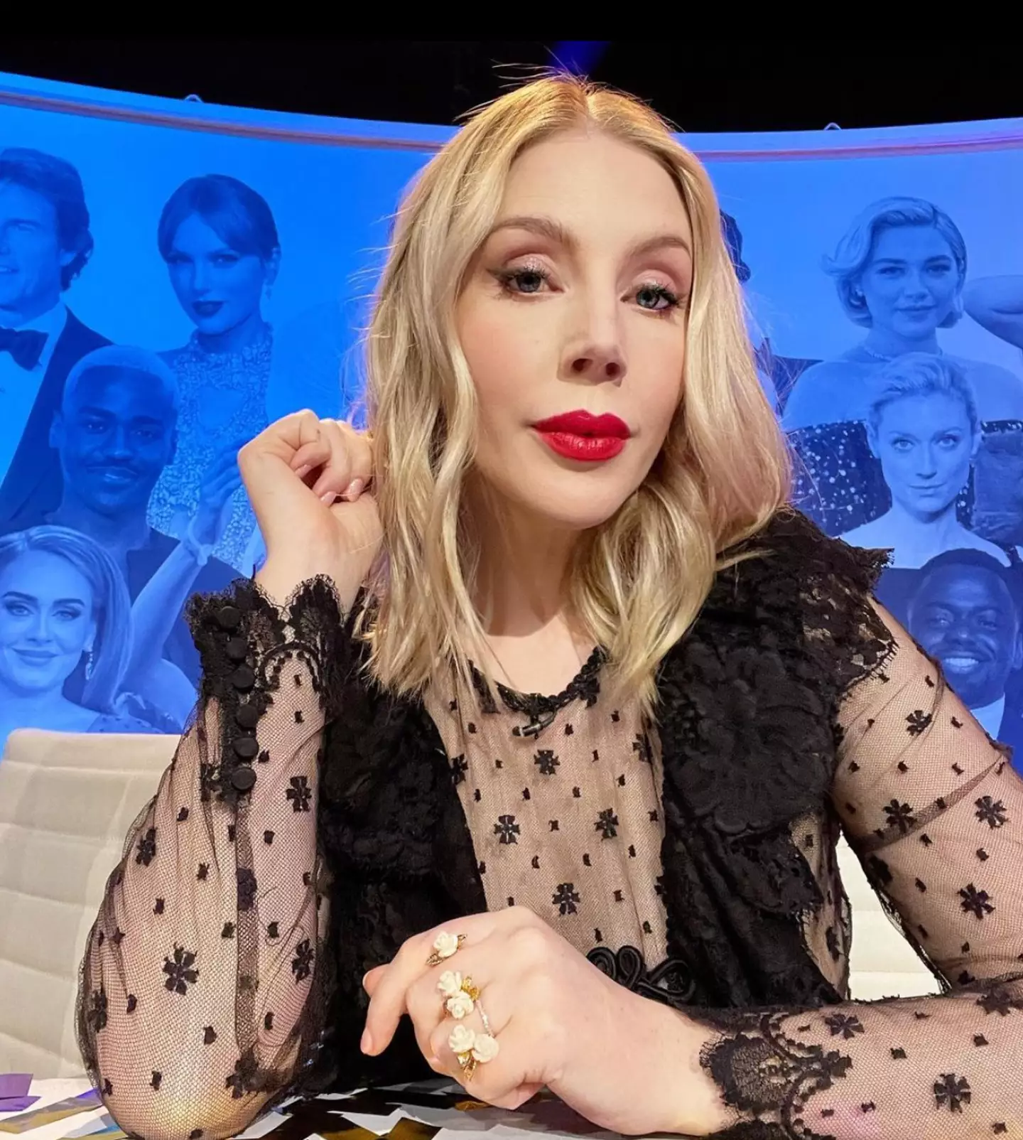 Katherine Ryan wanted the tea spilling over David Haye's relationship status.