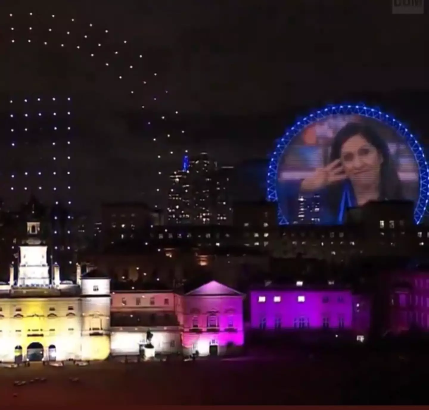 Moshiri shared a mock-up snap of her doing the celebration countdown.