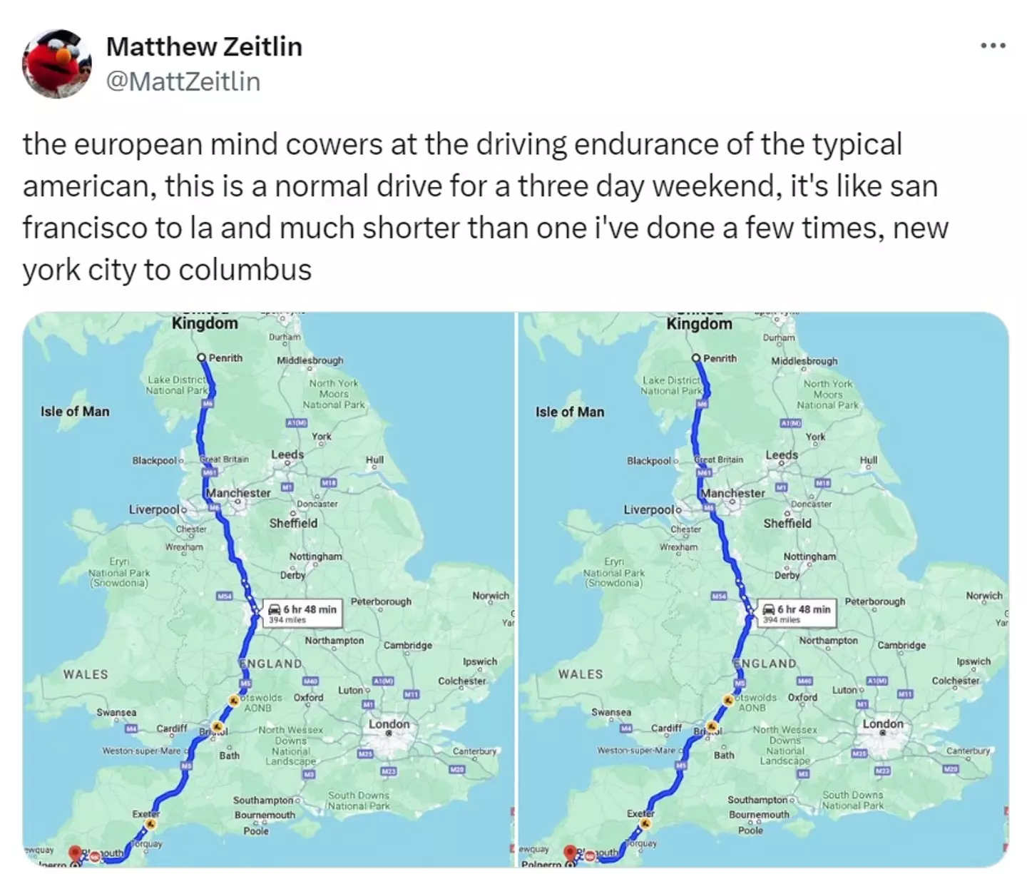 What an odd thing to get proud about.