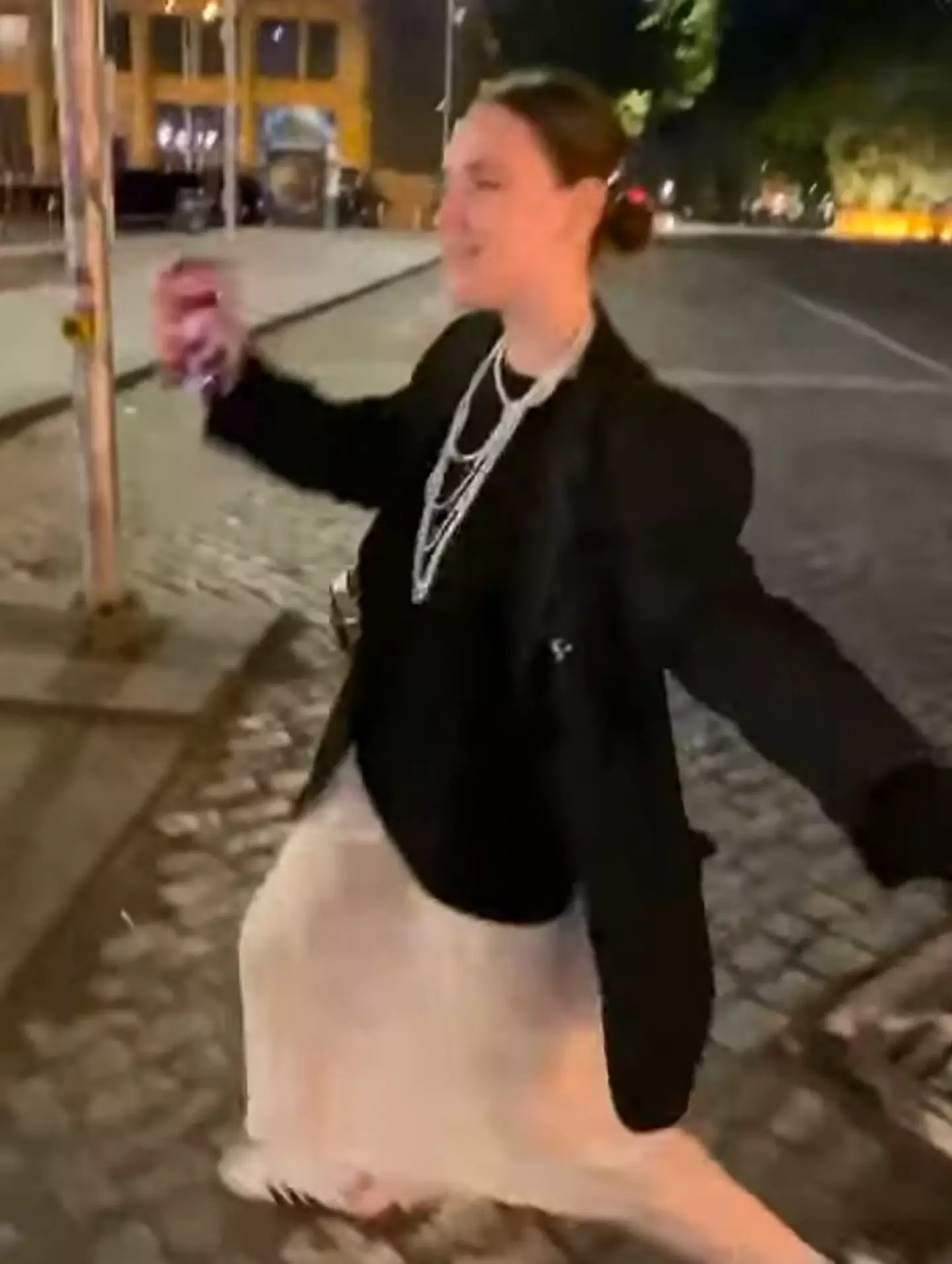 Arina Glazunova had been filming her friends dancing and singing in the moments leading up to her death (Newsflash)