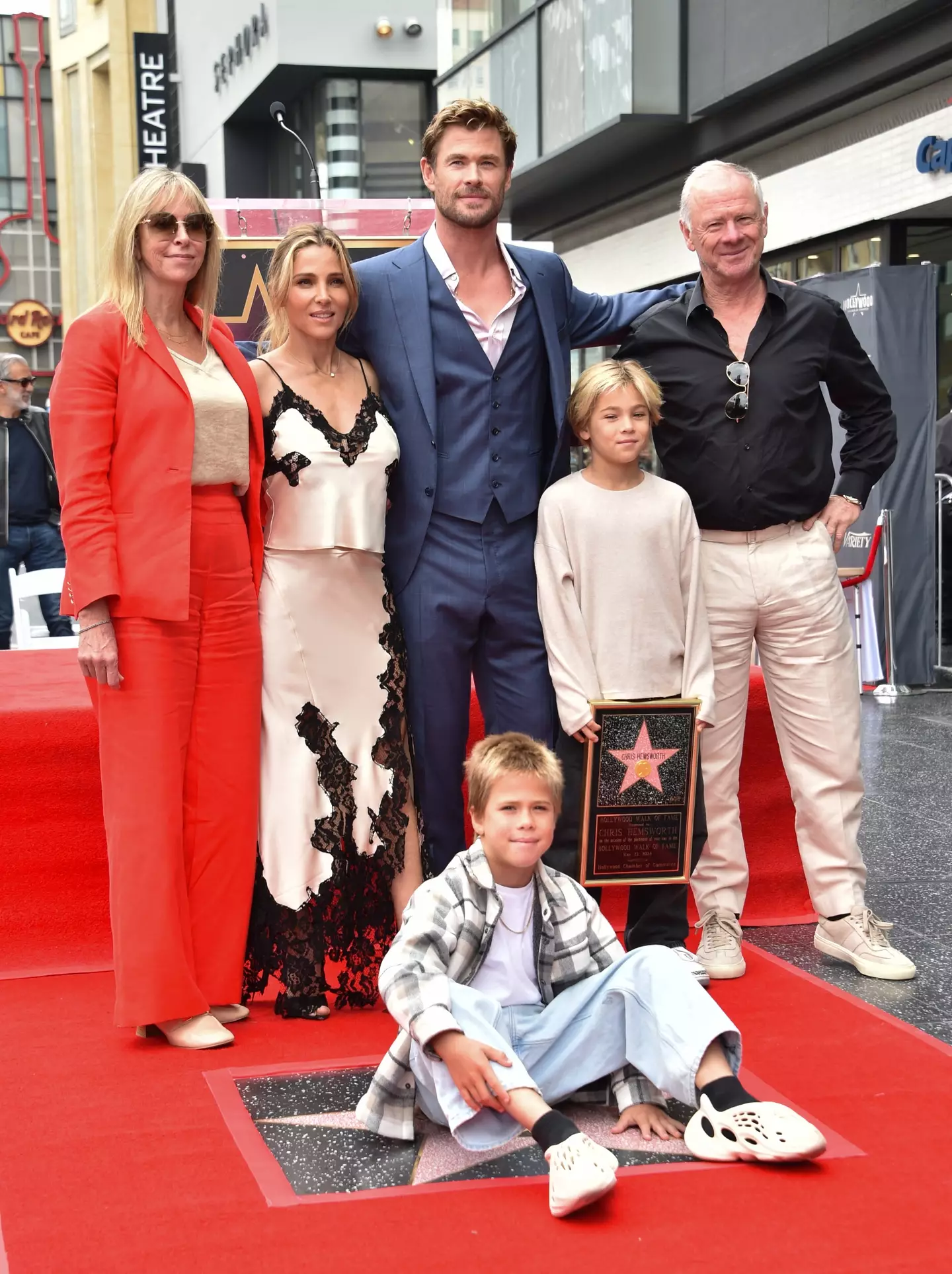 Hemsworth knew his kids would love it. (CHRIS DELMAS/AFP via Getty Images)