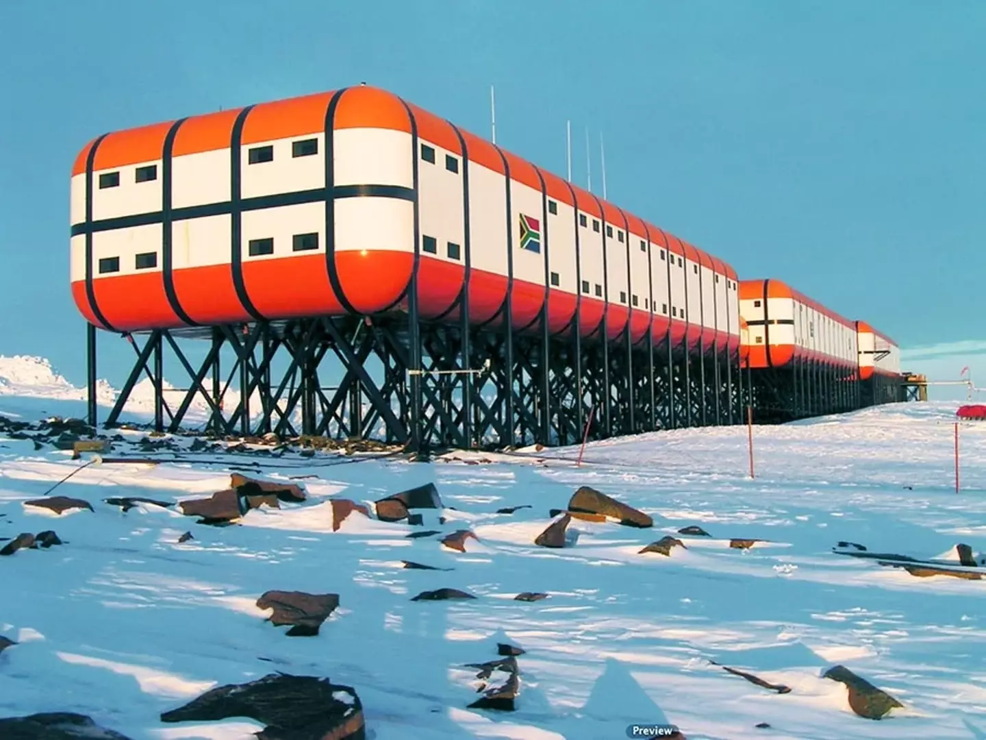 The scientist admitted they're fearing for their safety (South Africa National Antarctic Programme)