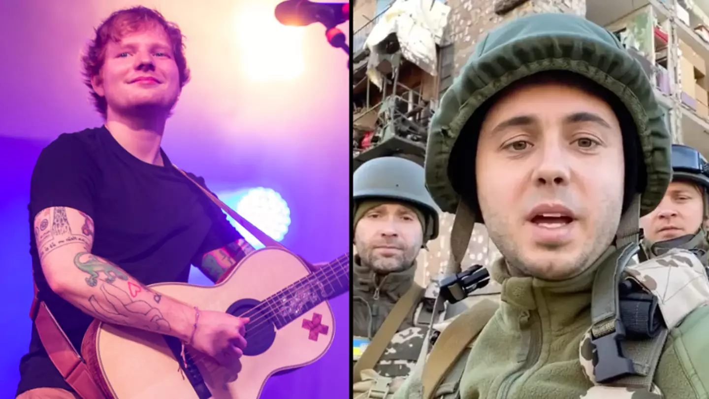 Ed Sheeran Records Song With Ukrainian Rock Band Who Are On The Frontlines Against Russia