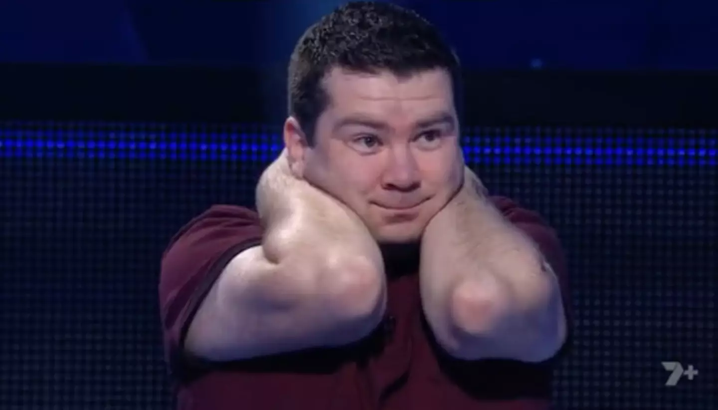 The contestant correctly answered 'one of hardest questions ever' on 1% Club.