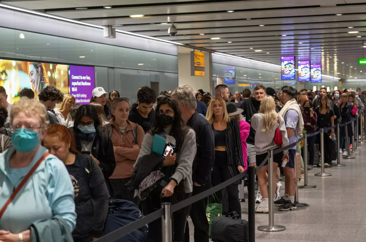Brits have been stranded abroad following the chaos.