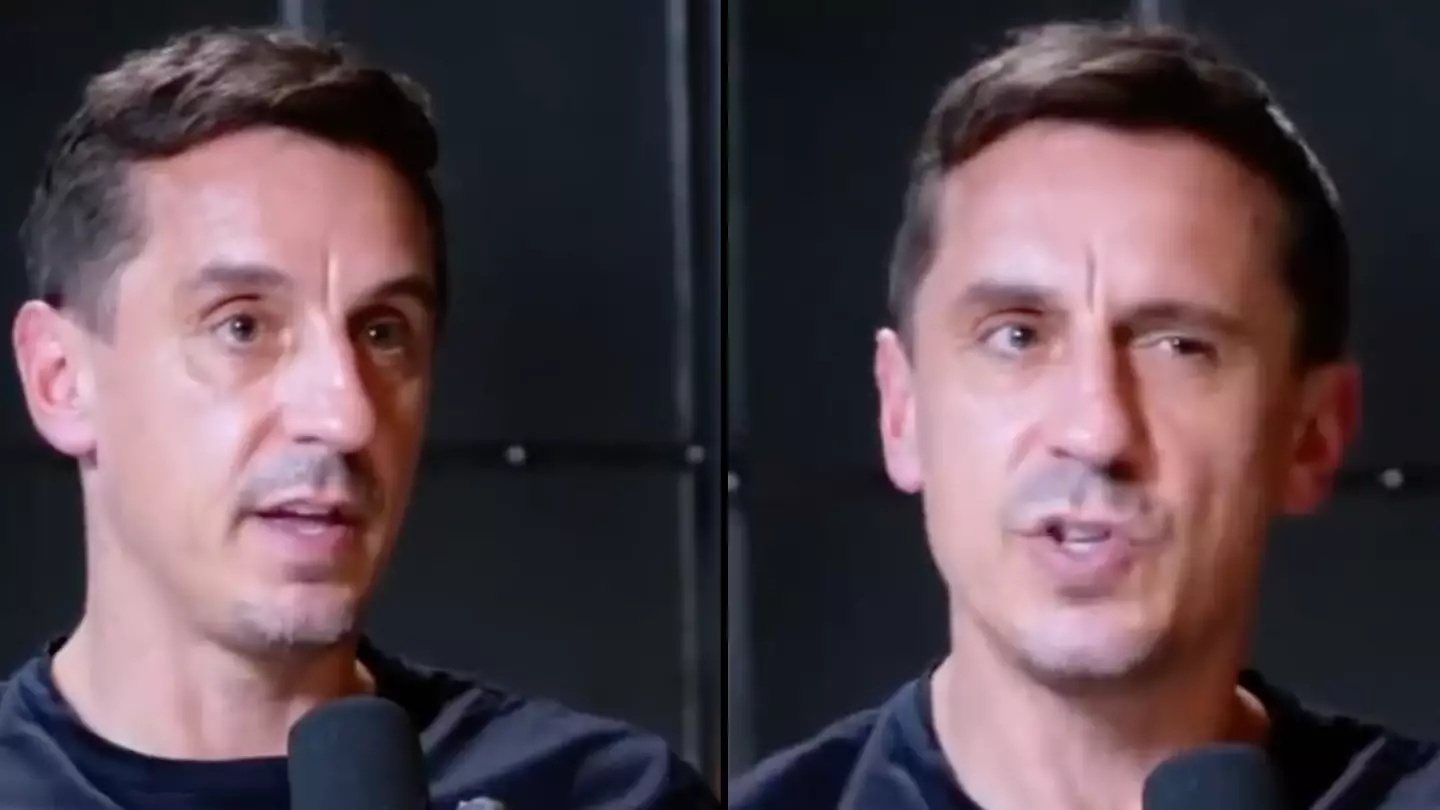 People in stitches at clip where Gary Neville seems to find out what a holiday is