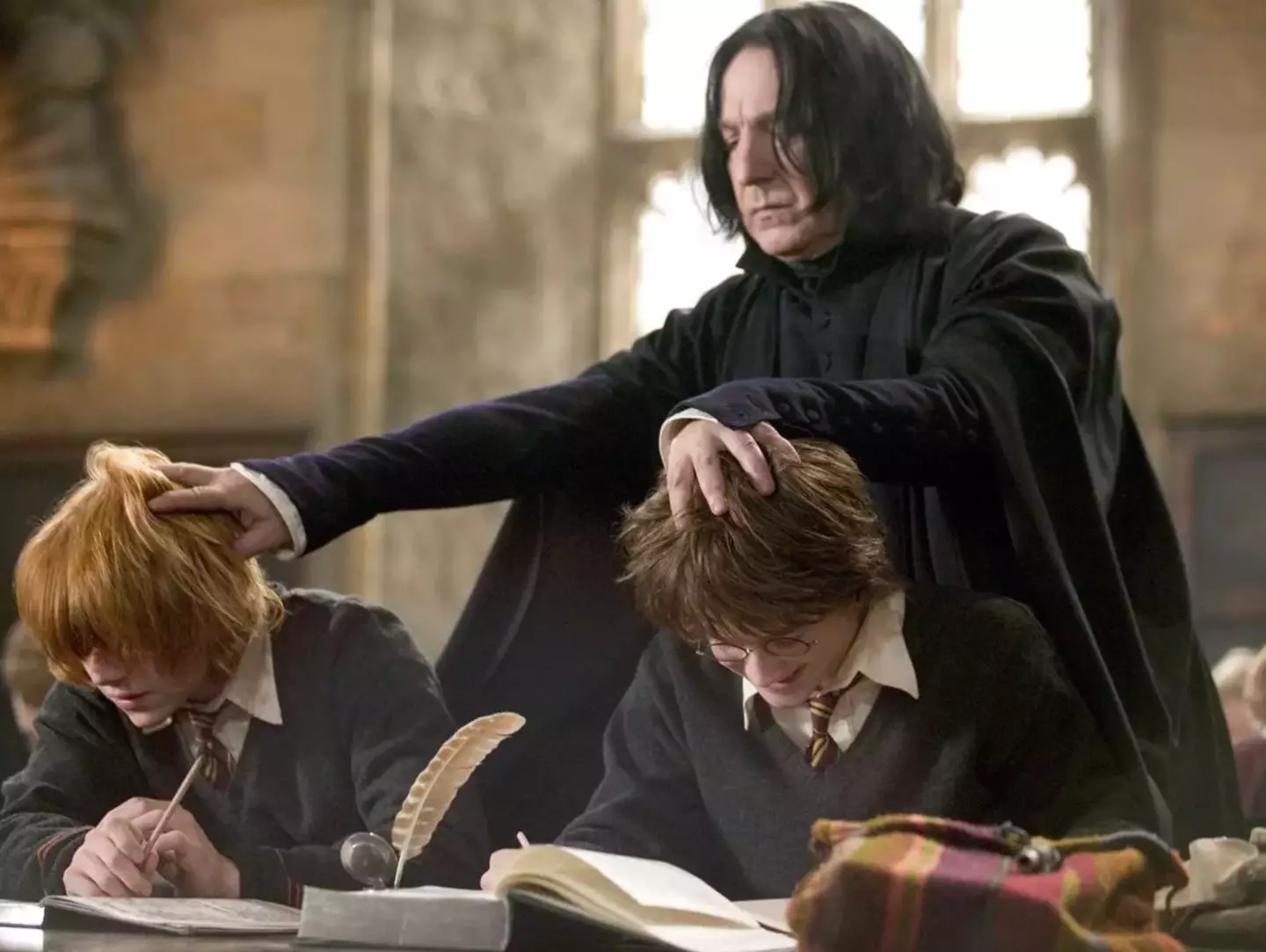 Professor Snape's first words to Harry Potter could have a very significant meaning.