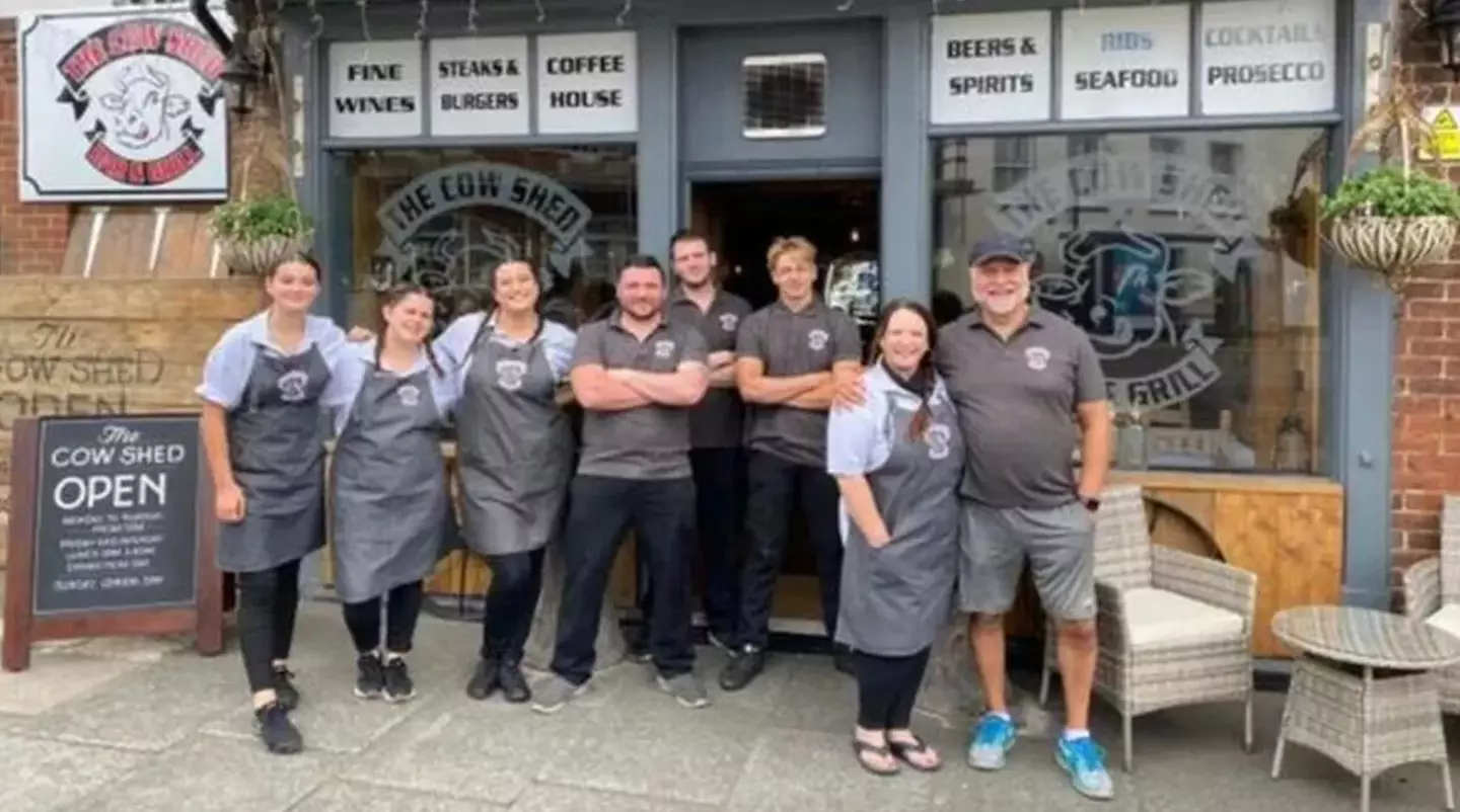 The family-run pub explained the reasoning behind the £25 valuation (The Cow Shed)