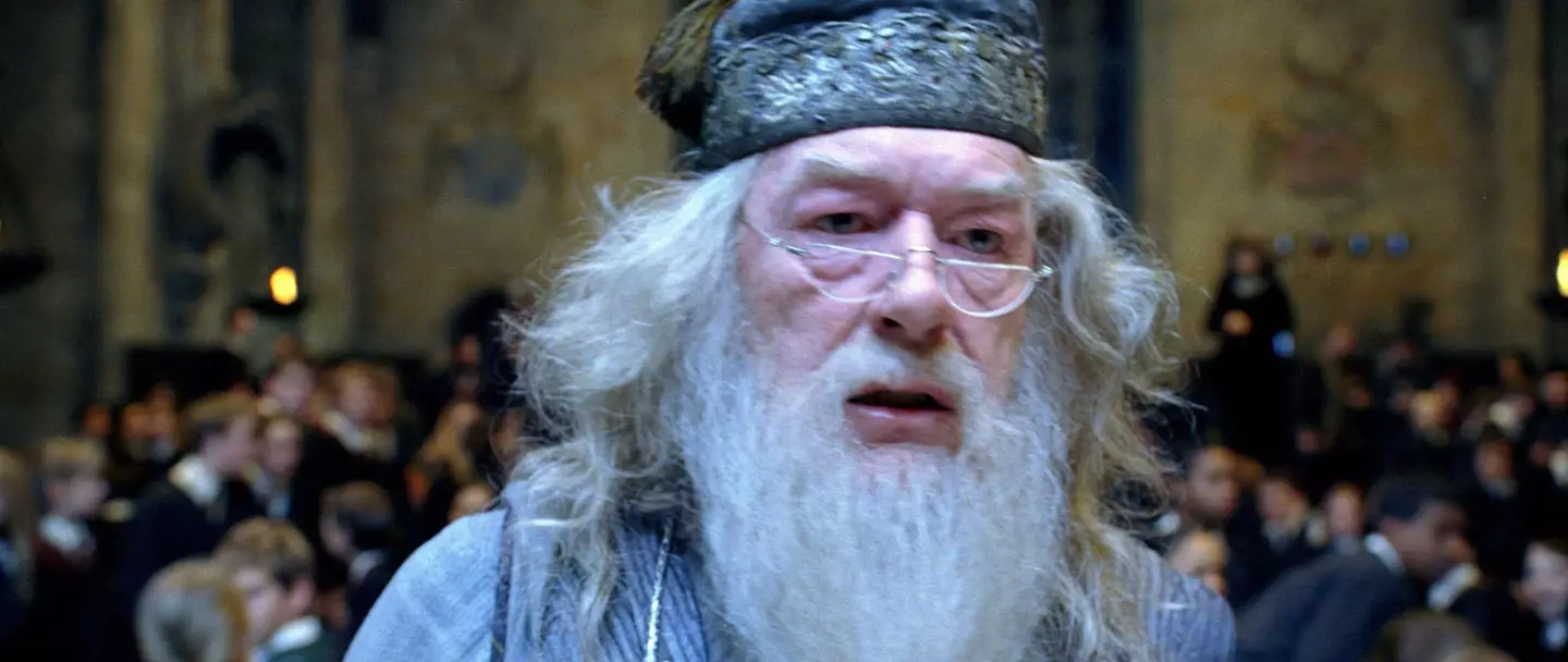 Michael Gambon took over from Richard Harris.