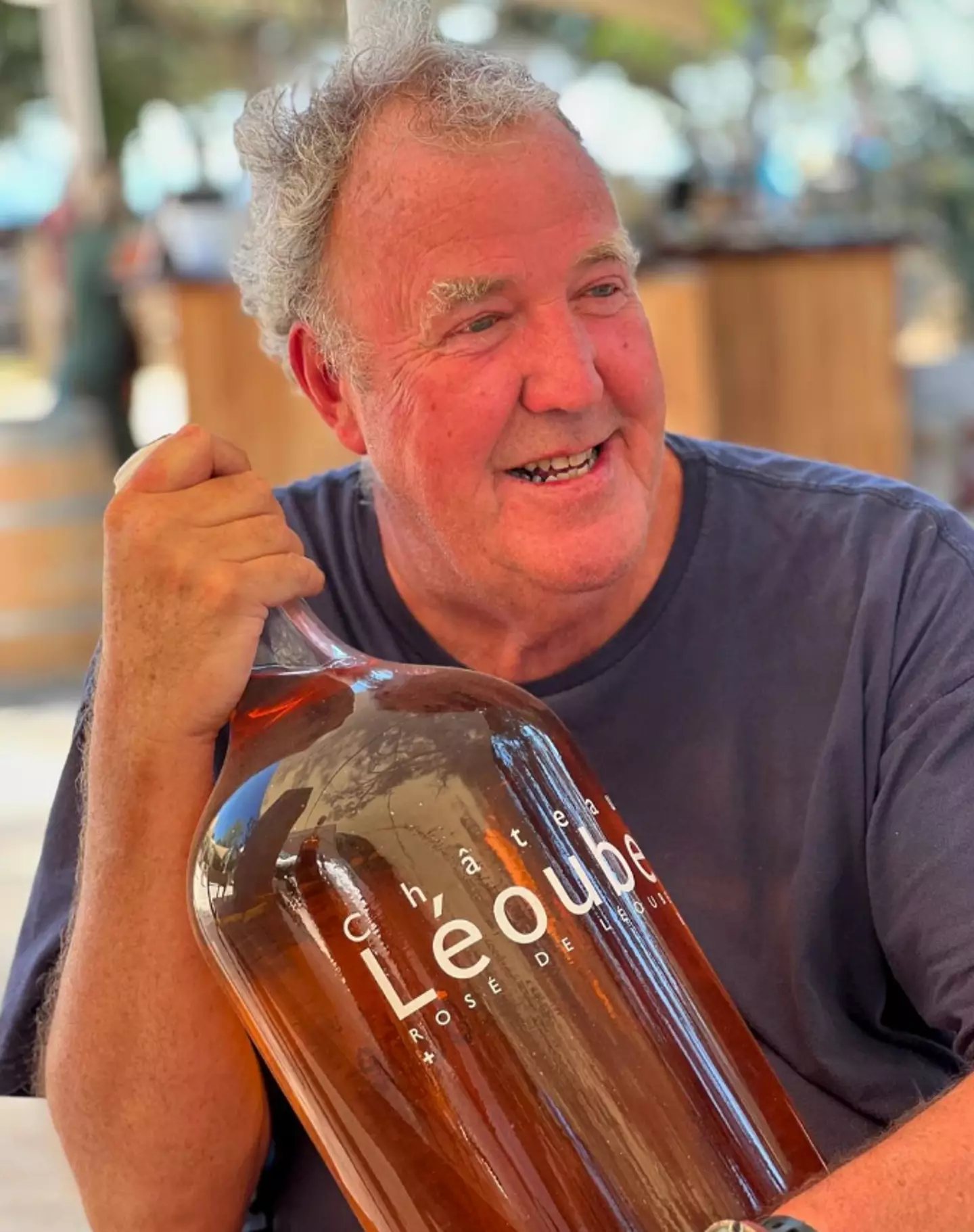 Clarkson on the holiday where he started to feel unwell (Instagram / jeremyclarkson1)