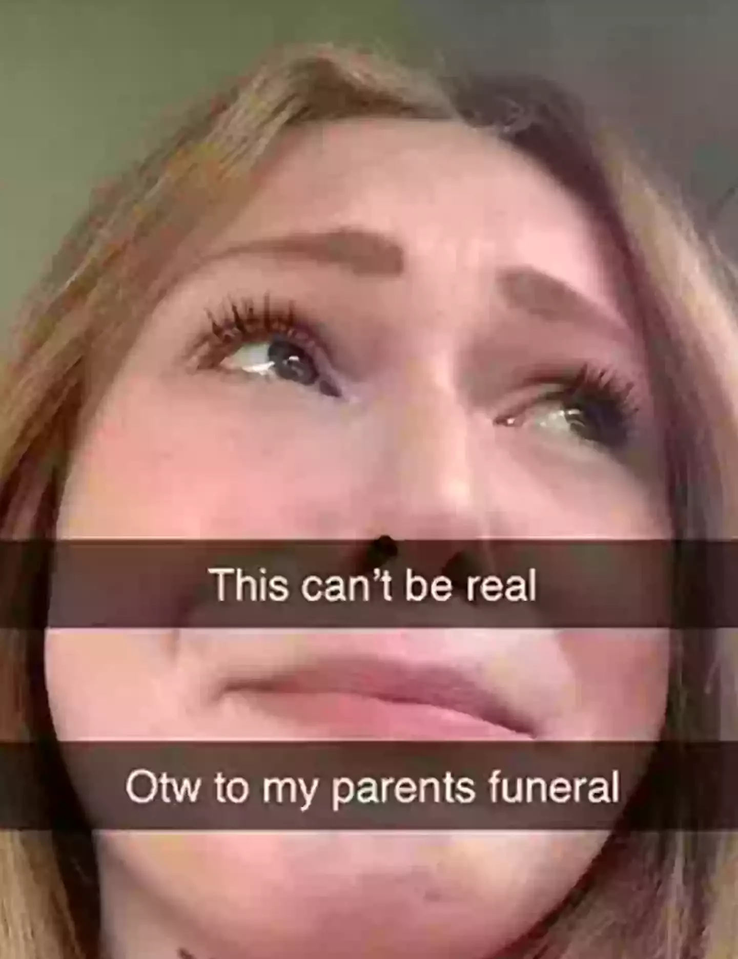 The teenager posted a series of snaps following the murders, online (TikTok)