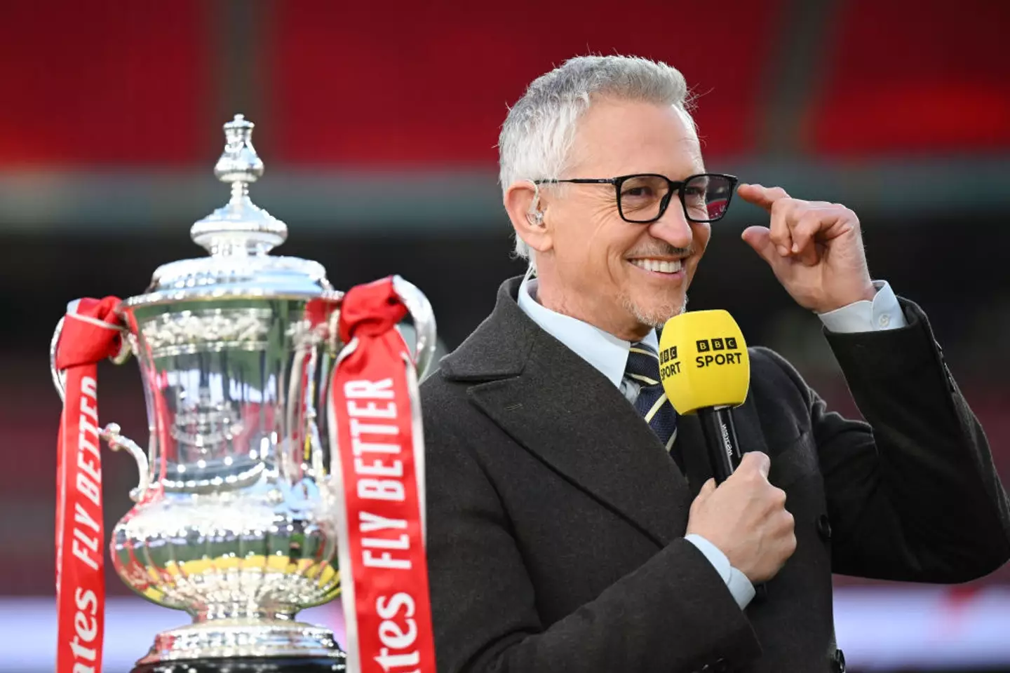 Gary Lineker was quick to address the viral video (Michael Regan - The FA/The FA via Getty Images)