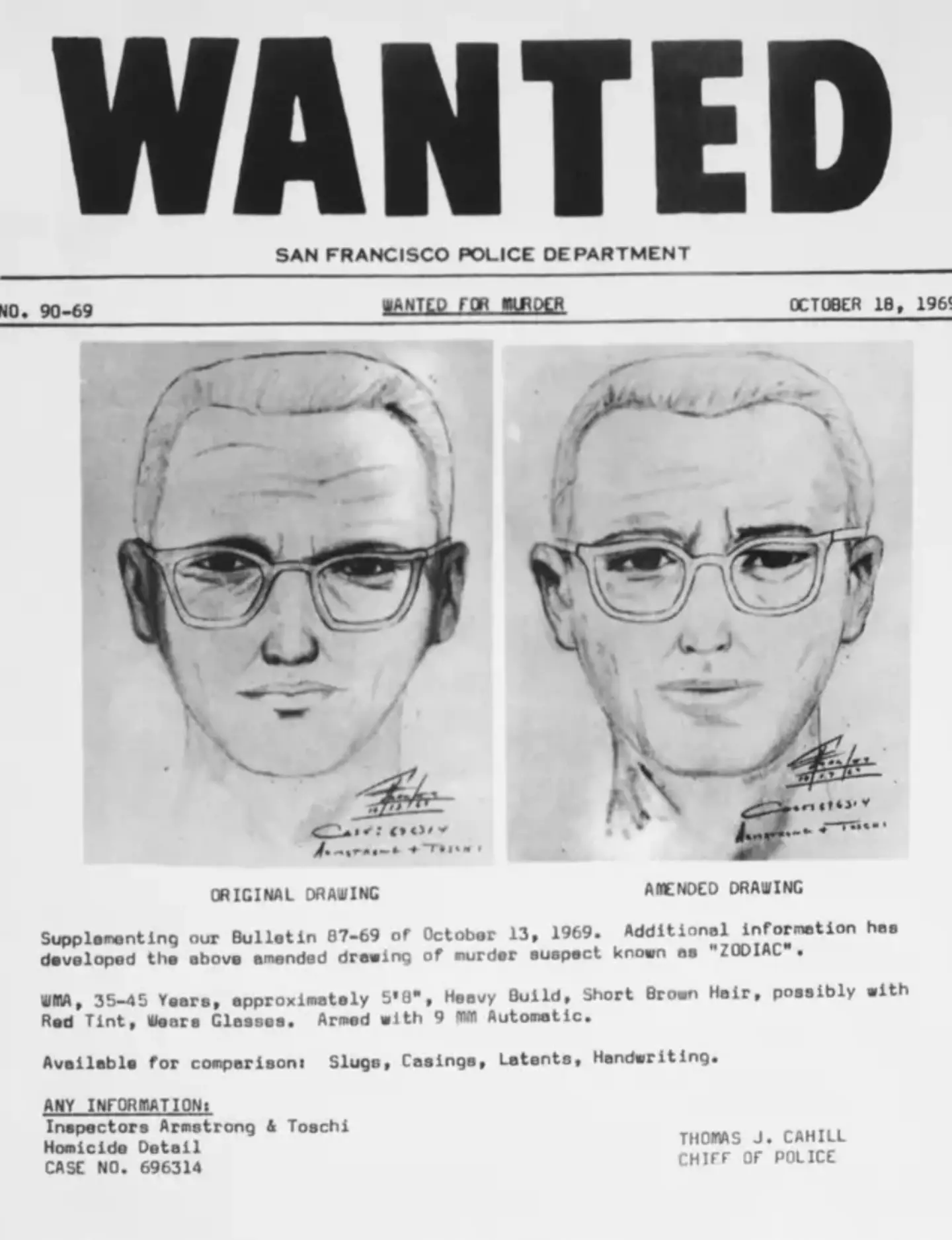 It's still unsure for certain who the Zodiac killer was.