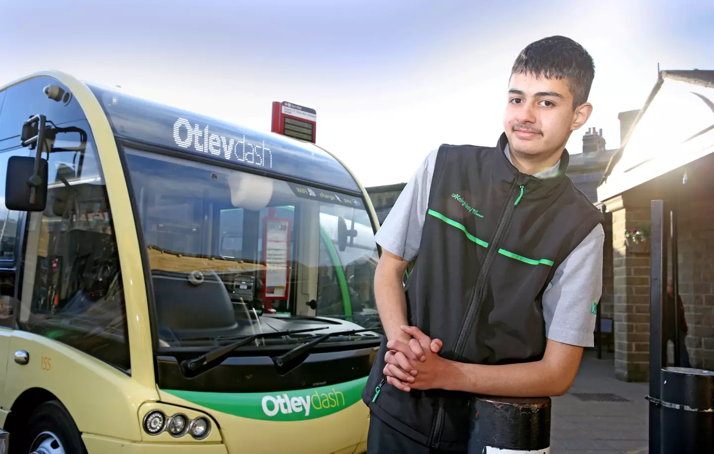 Kraish has become the UK's youngest bus driver.