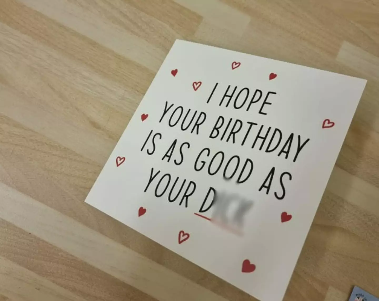 Not the card every mother wants to read...