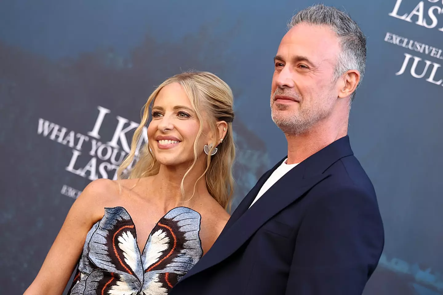 The separate bathroom rule has worked a treat for the couple, who've been married for over 23 years (Matt Winkelmeyer/Getty Images for Netflix)