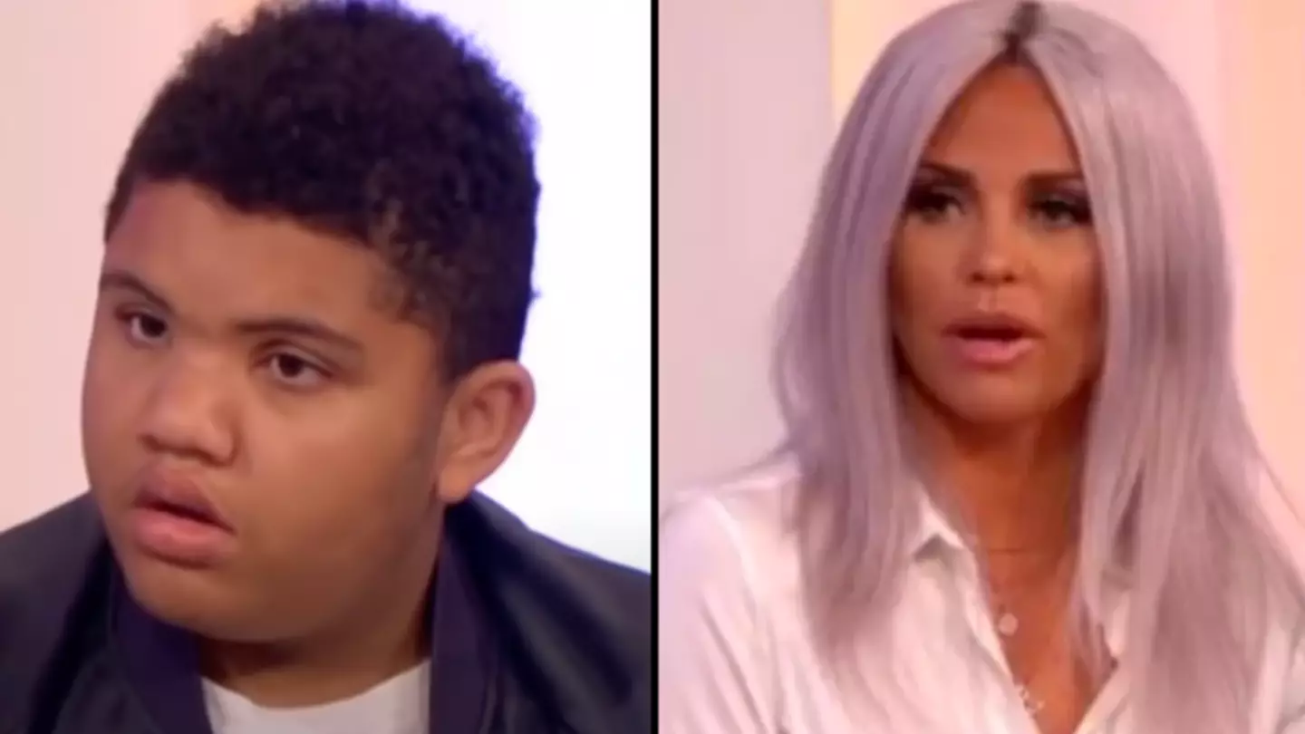 Katie Price praised for how she reacted when son Harvey said ‘c*nt’ on live TV