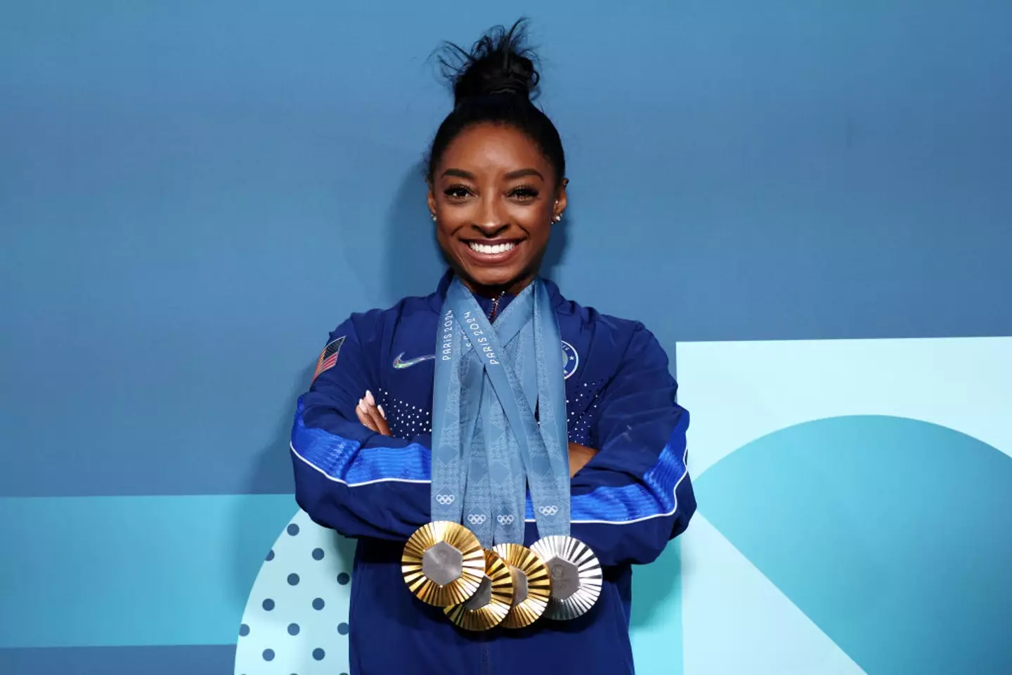 Biles walked away from the games with four medals from five events. (Jamie Squire/Getty Images)