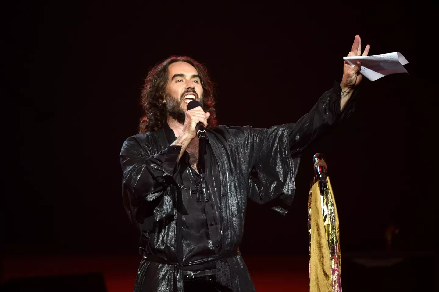Police have received a complaint about Russell Brand.