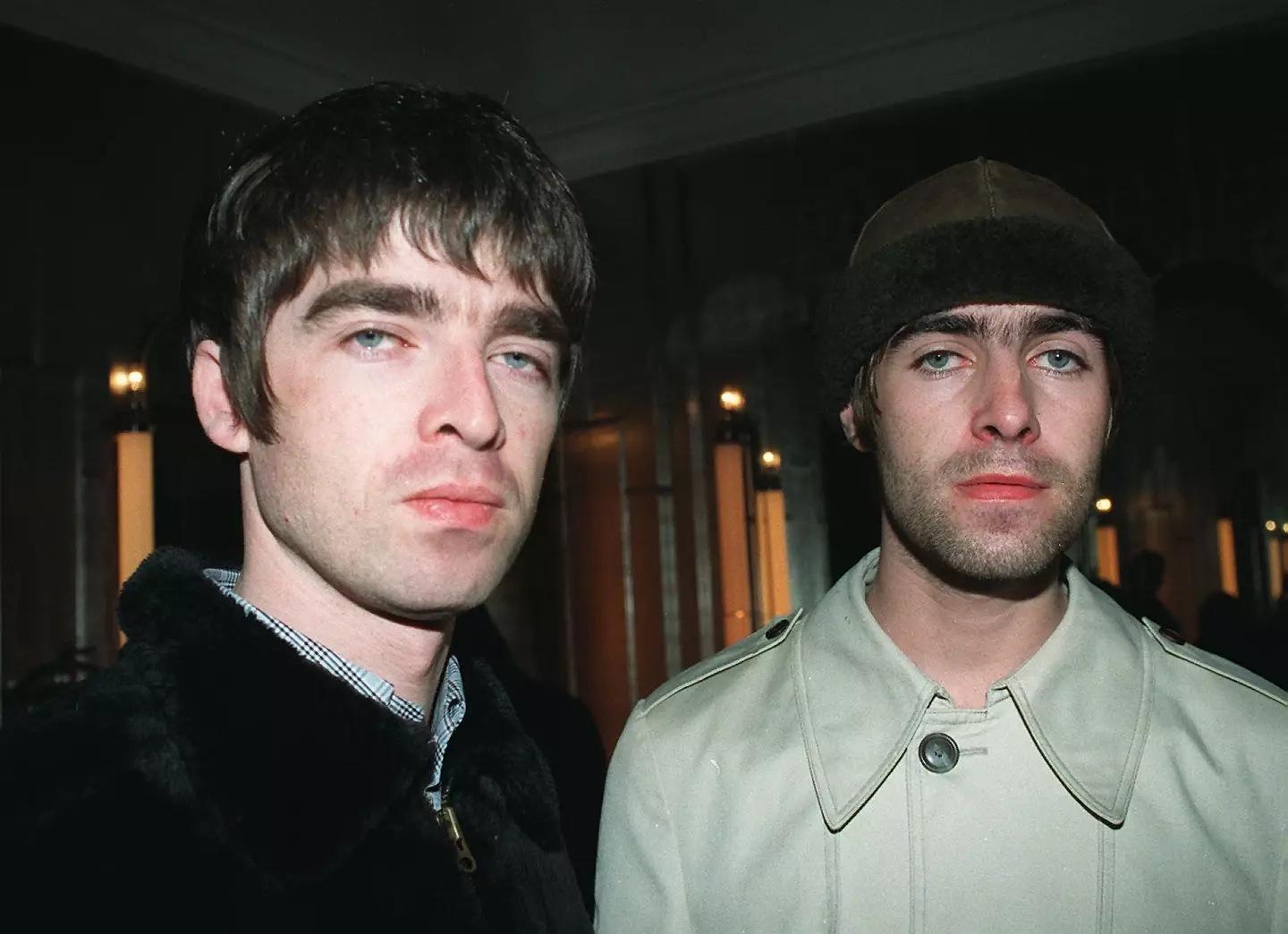 The two Gallagher brothers in their Oasis days.