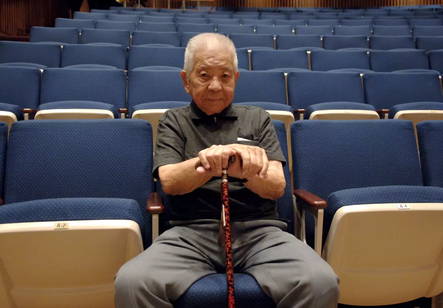 Tsutomu Yamaguchi was one of the roughly 260,000 survivors of the atomic explosions. (Jemal Countess/WireImage/Getty Images)