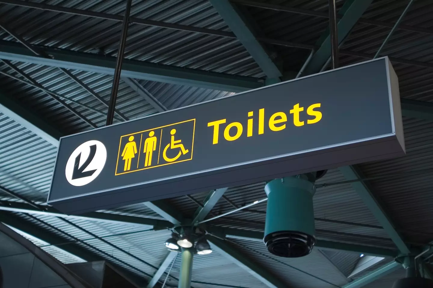 You don't want to use the toilet on the plane, do you?
