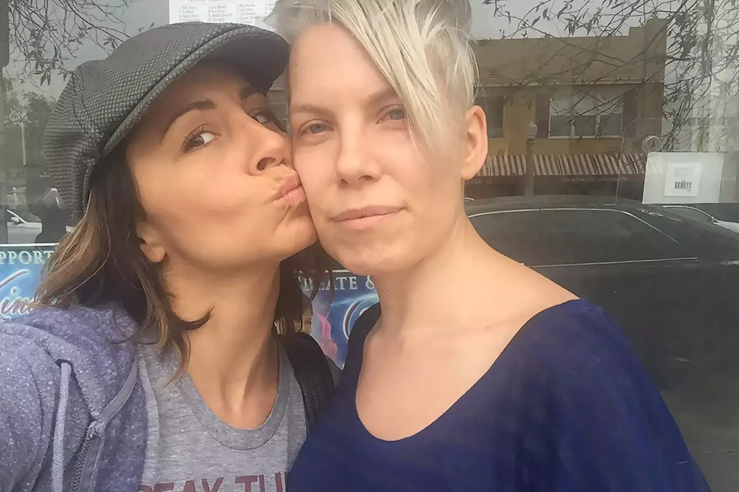 Kochan (right) went on a sexual journey prior to her passing (Dying For Sex Podcast)