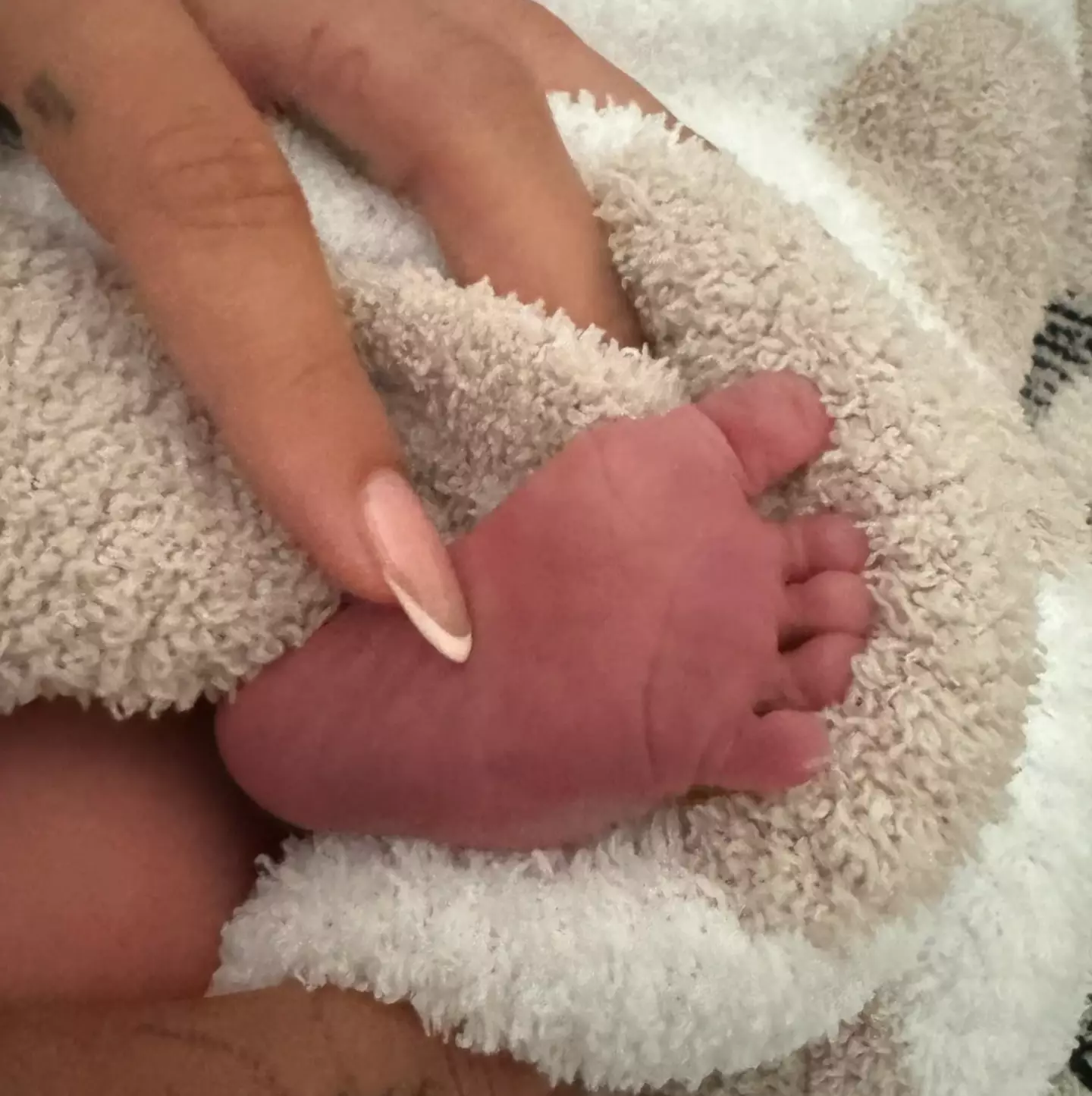 The couple announced the birth of their boy on Friday. (Instagram/Justin Bieber)