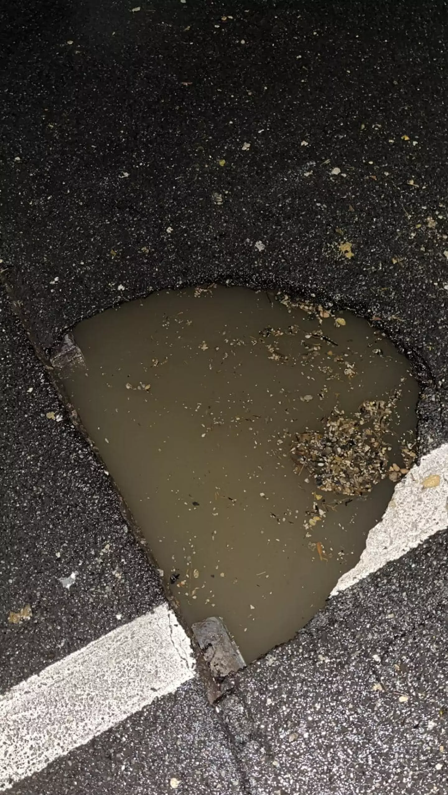 The danger was not apparent from street level.