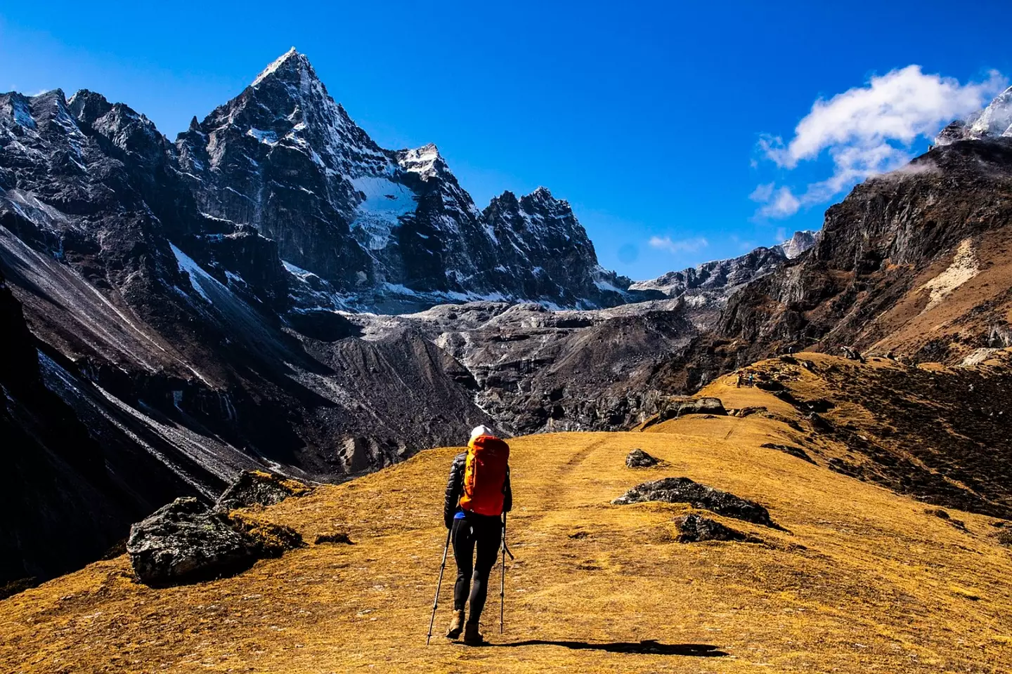 The woman was found unconscious whilst trying to climb Mount Everest.