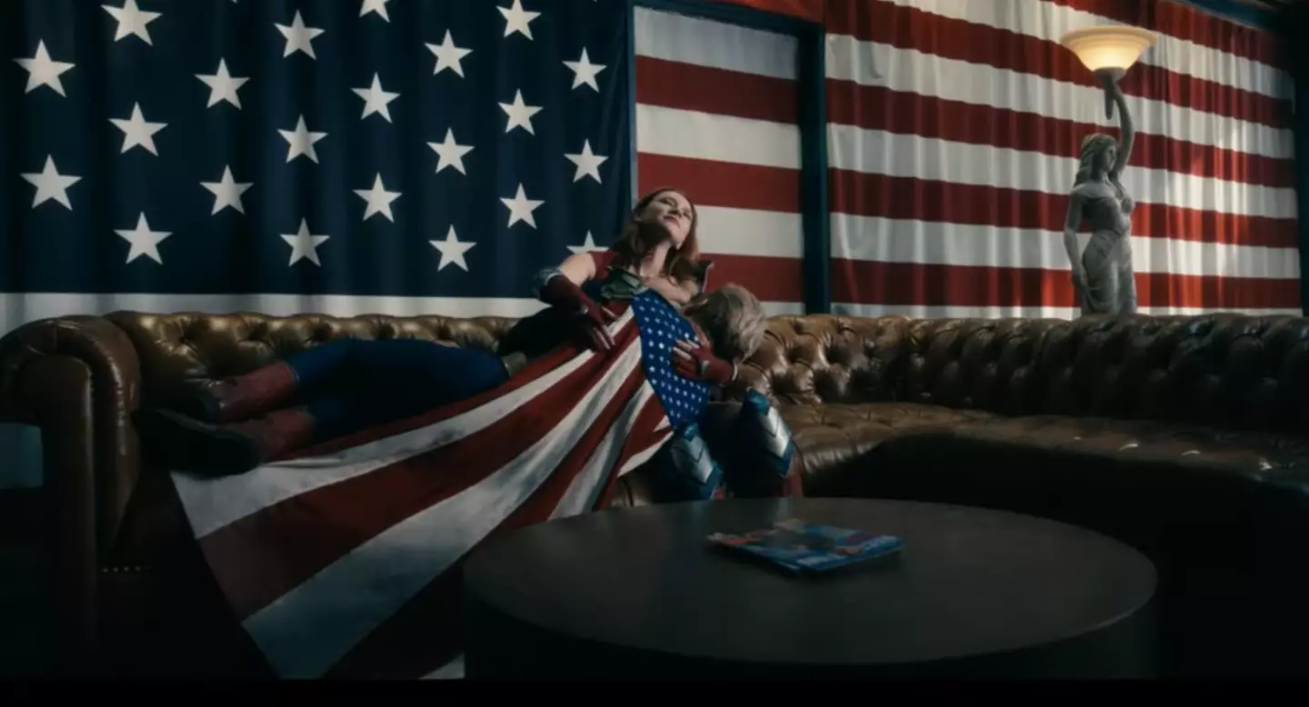 Homelander's superhero suit left a semi-permanent mark on Firecracker (Amazon Prime)