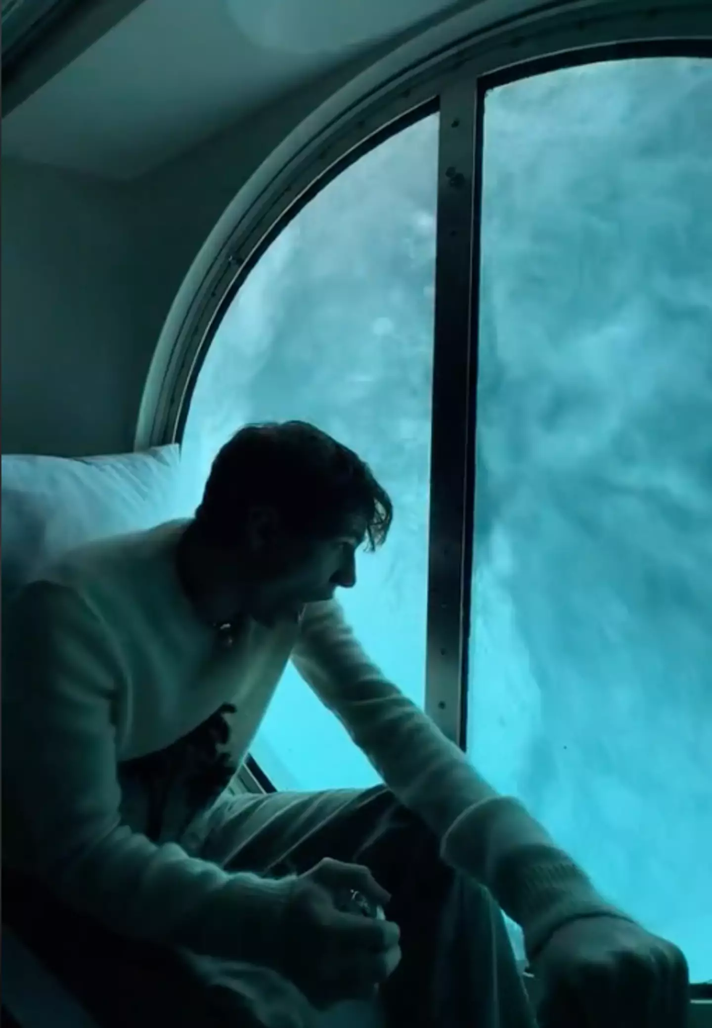 The rogue wave took Marc by shock.