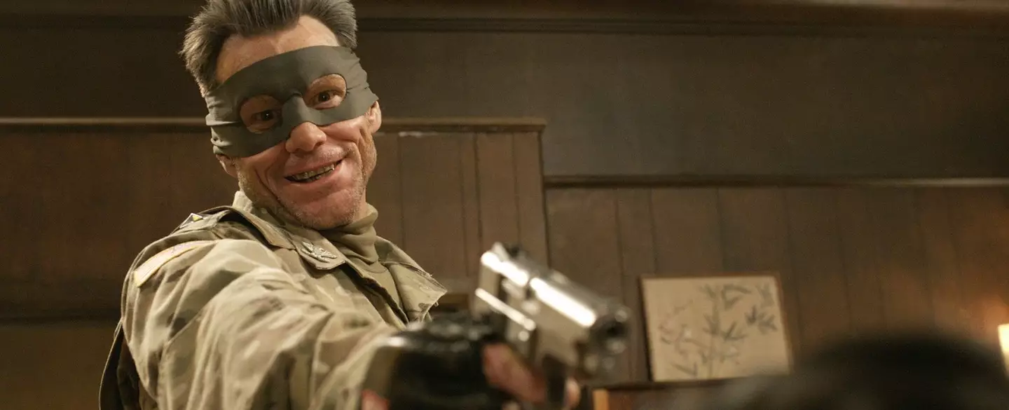 Carrey played Colonel Stars and Stripes in Kick-Ass 2 (Universal)