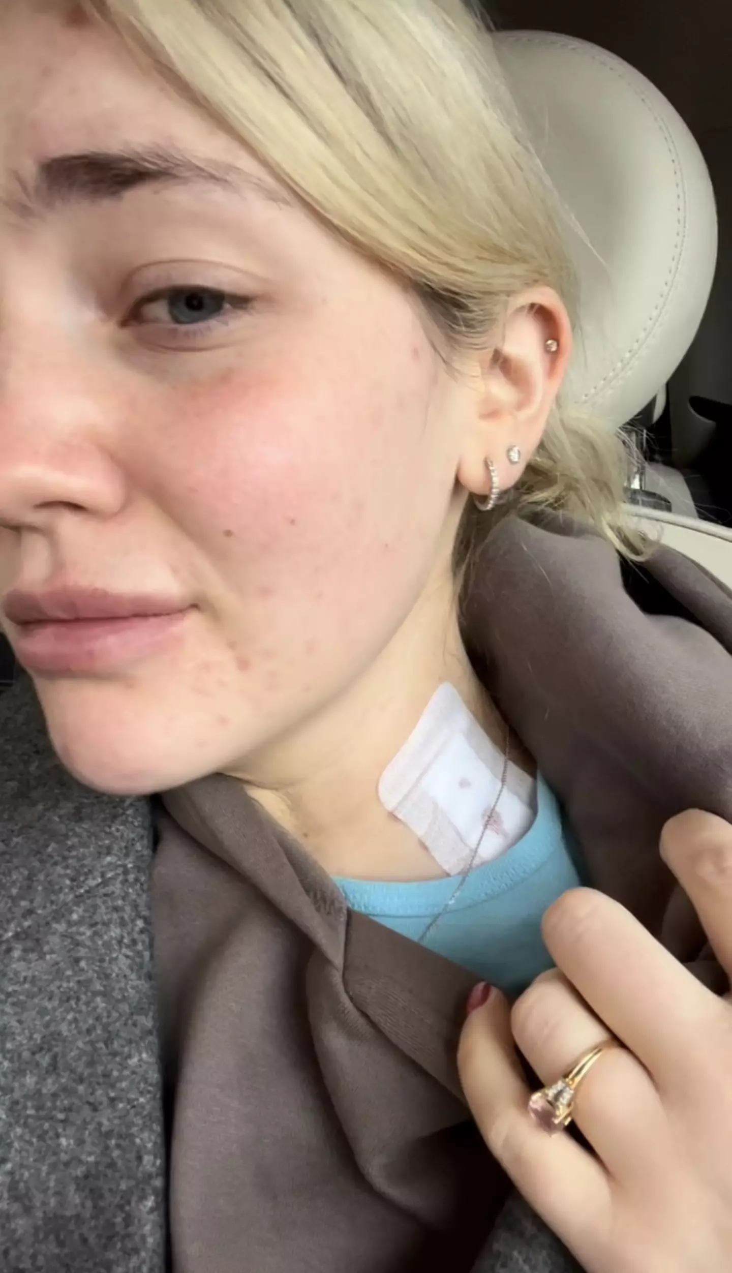 The 23-year-old was diagnosed with cancer earlier this year.