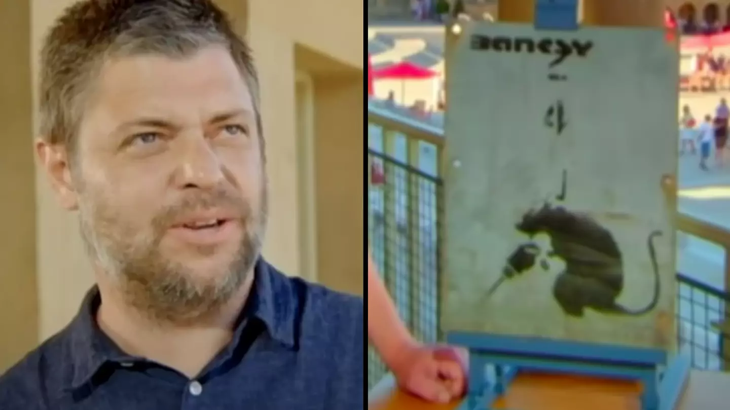 Antiques Roadshow guest given brutally honest response after Banksy artwork he ripped off wall was valued