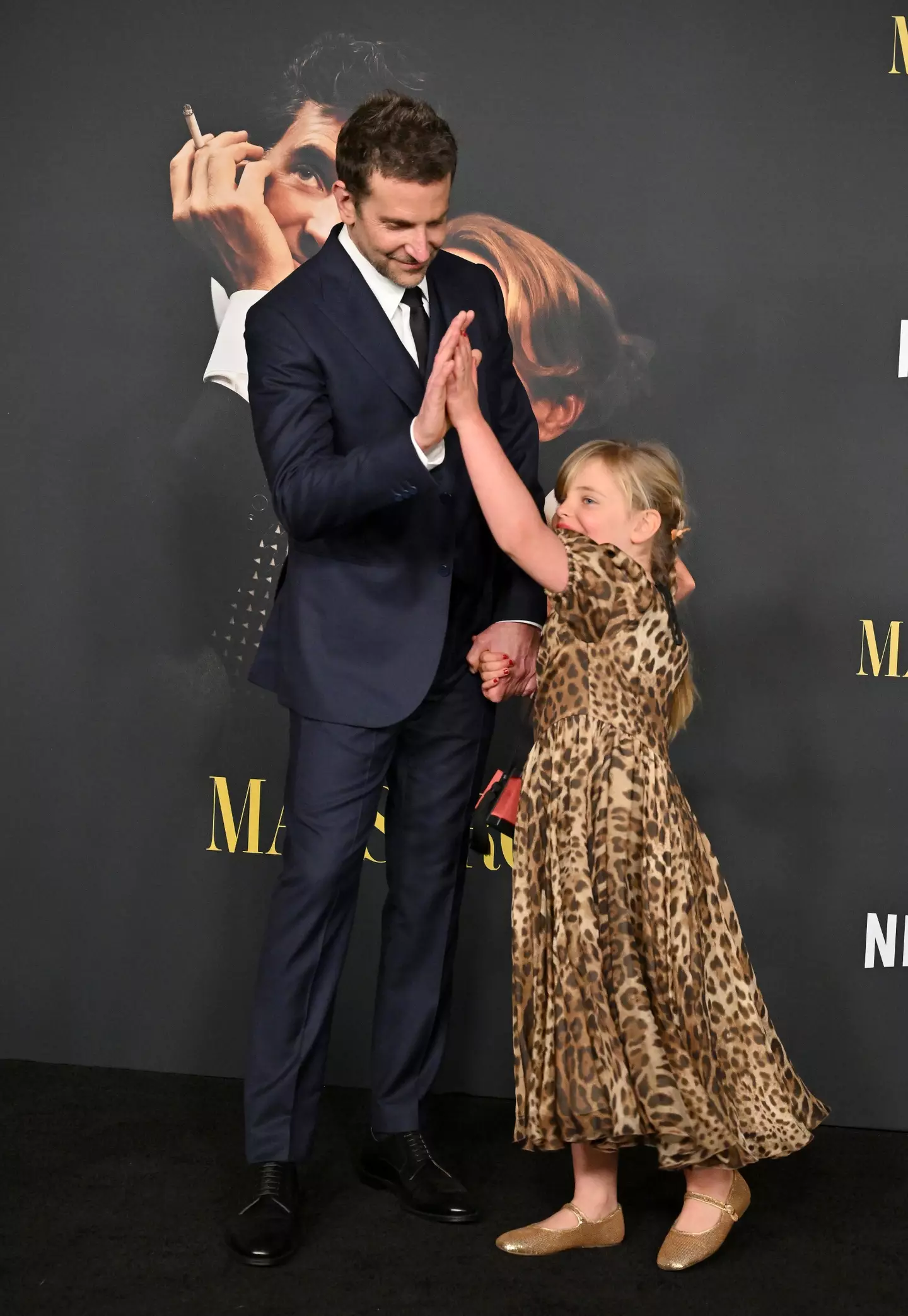 Bradley Cooper and daughter Lea.