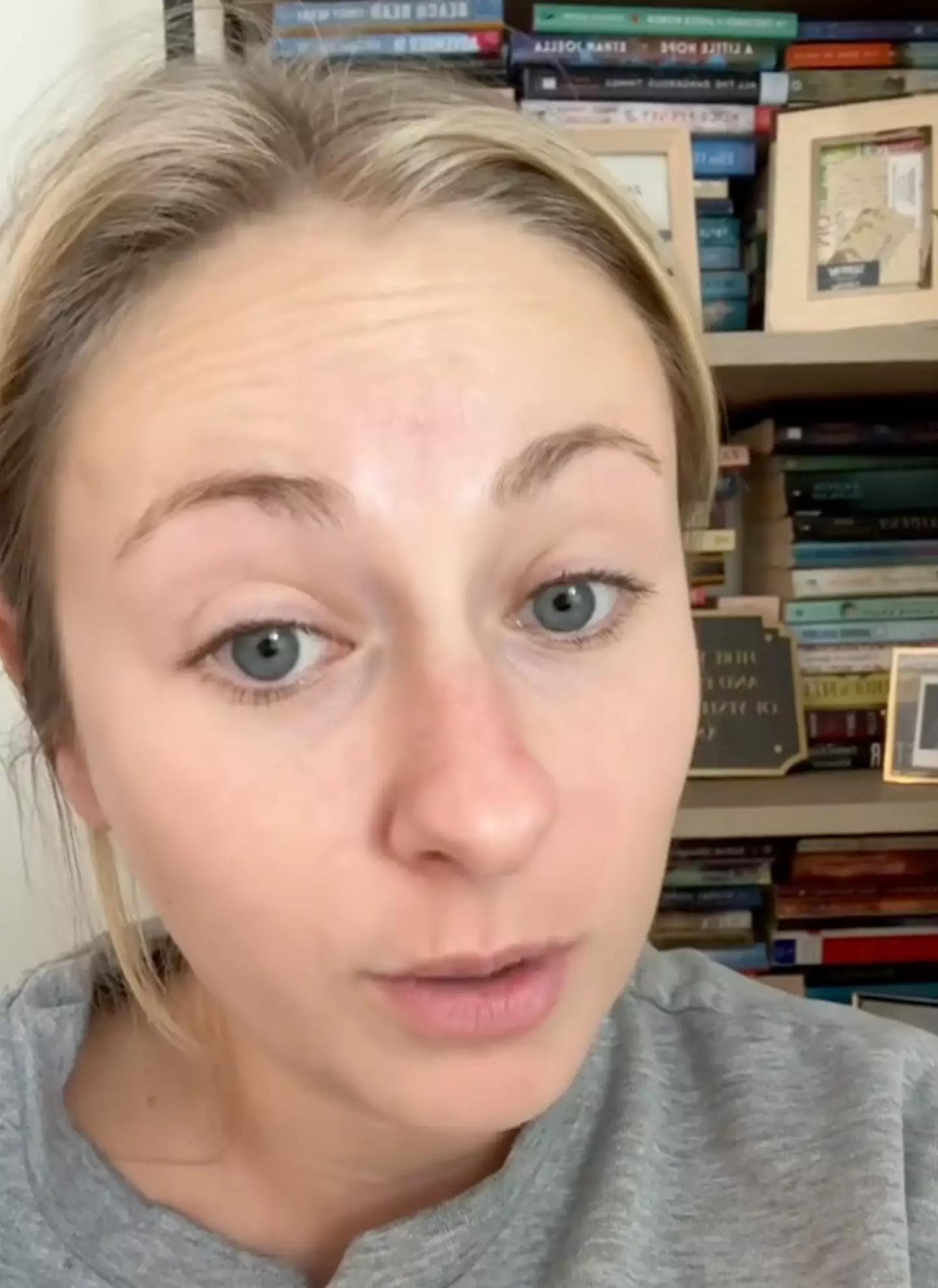 She dreaded having the awkward conversation with HR (TikTok/The Sam Show)