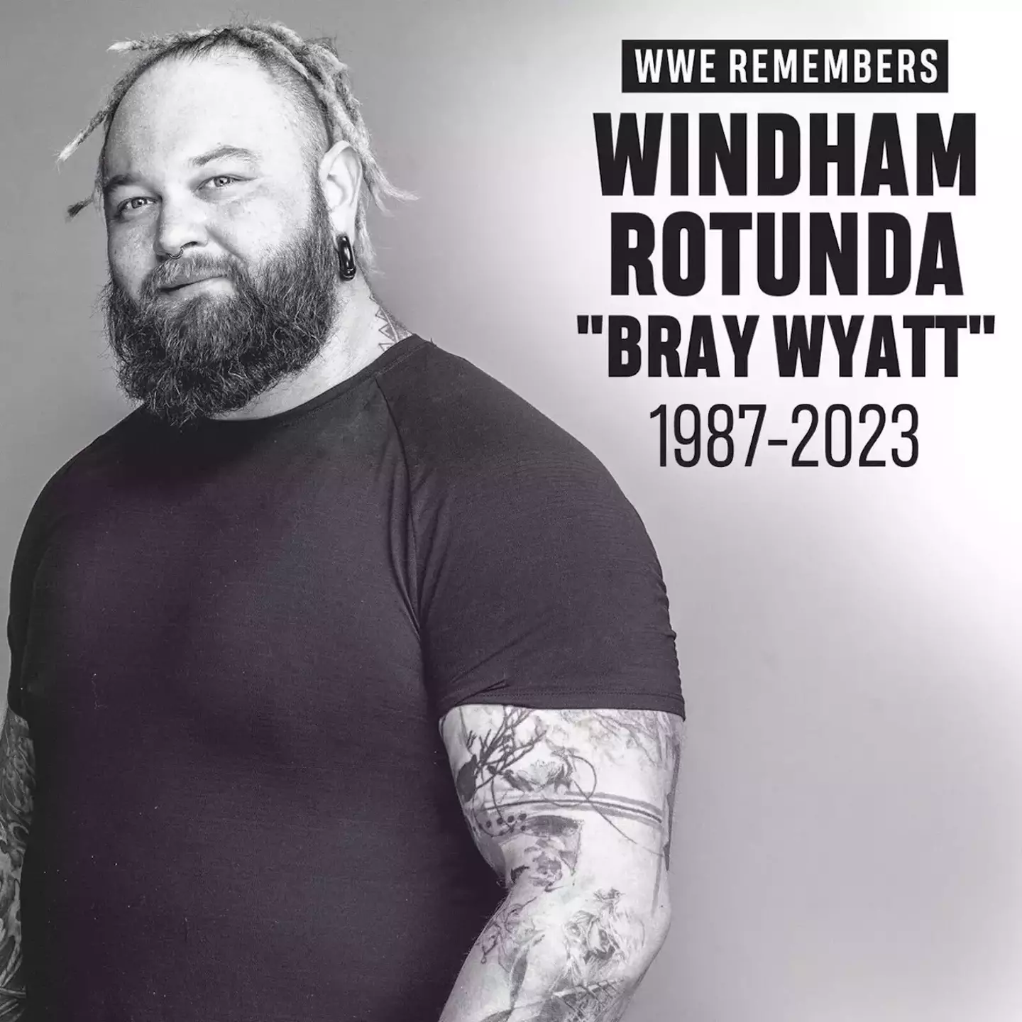 WWE star Bray Wyatt suddenly passed away on Thursday, 24 August at the age of 36.
