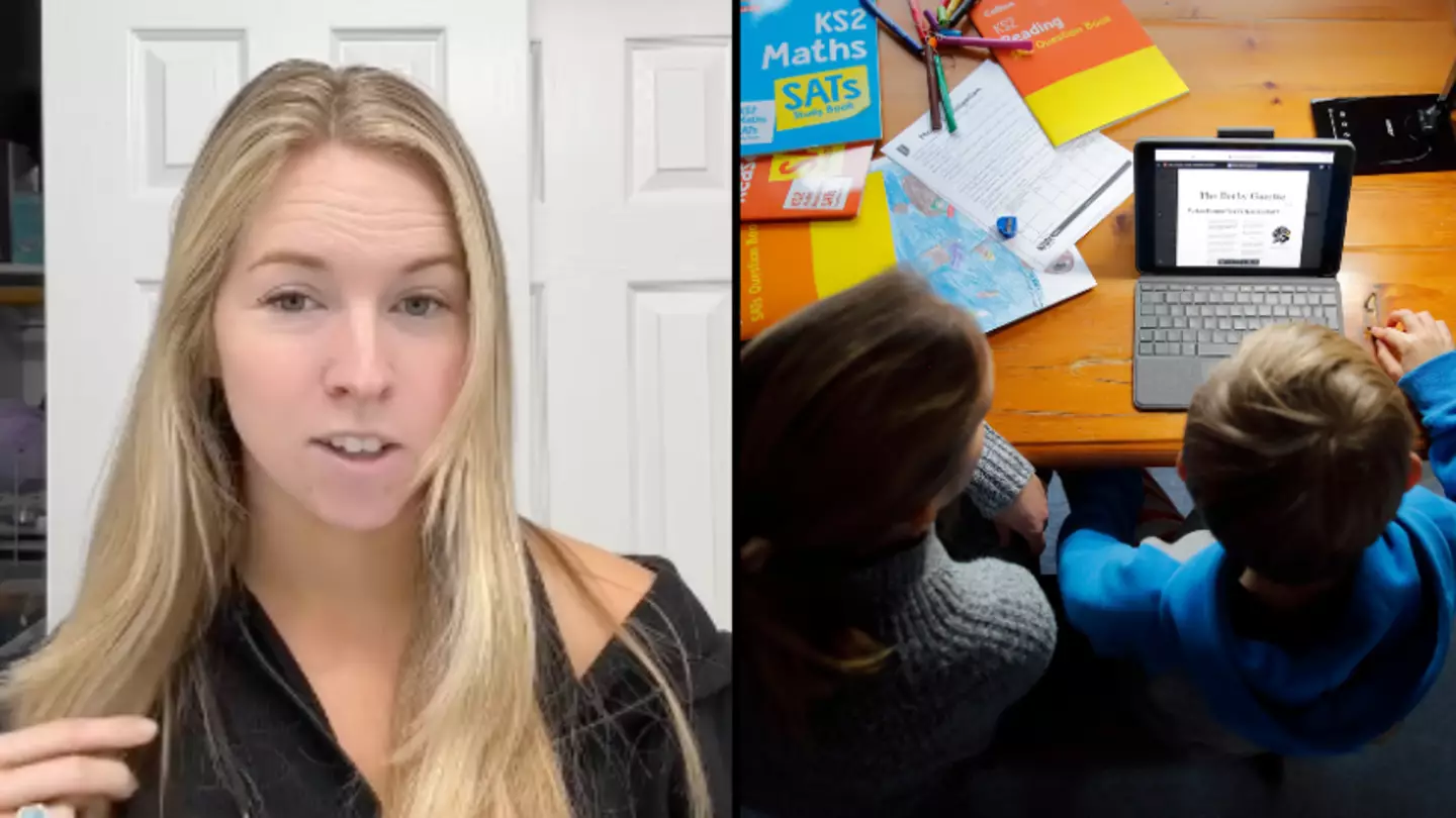Mum reveals she does her children's homework so they don’t get stressed