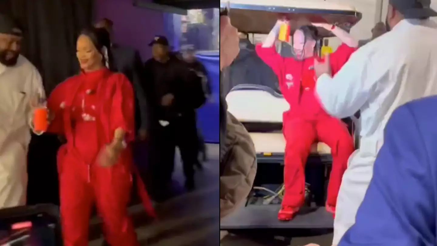 Rihanna's backstage reaction shows what iconic Super Bowl performance meant to her