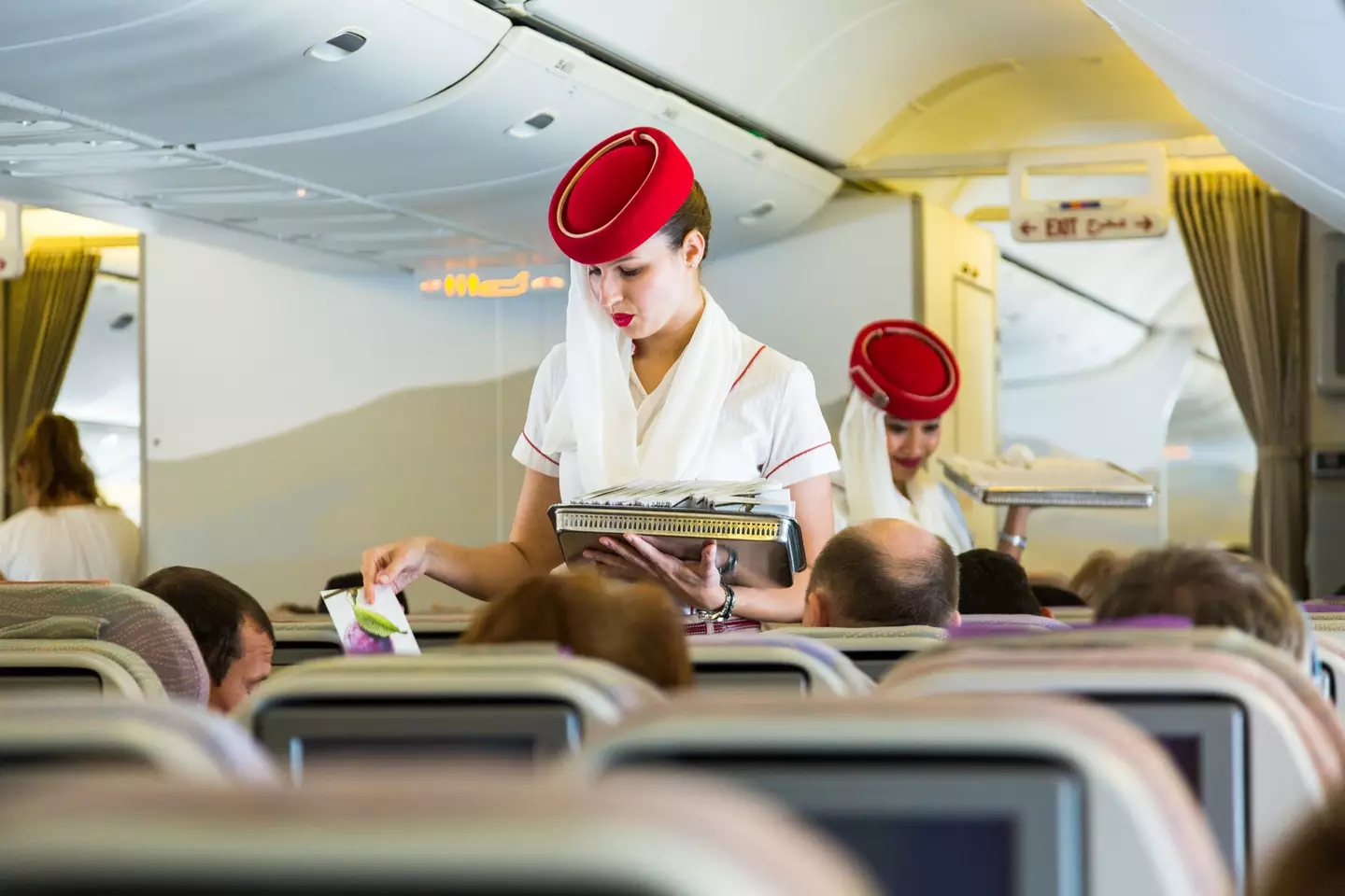 The flight attendant shared a breakdown of her earnings working as part of the cabin crew for Emirates (Getty Stock Images)