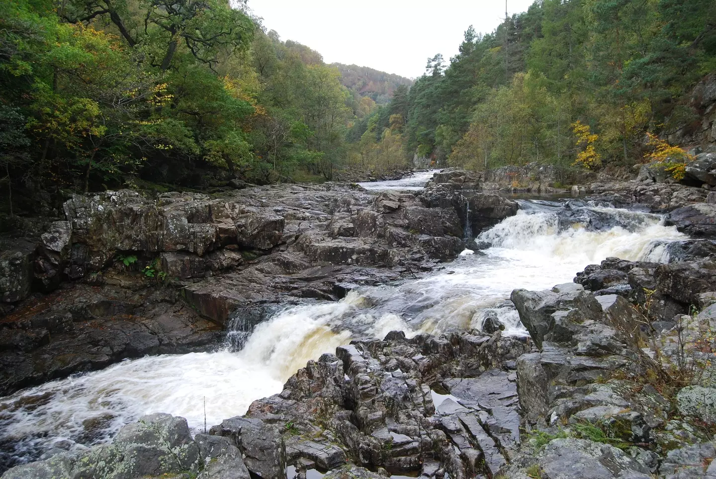 The students were believed to be at the Linn of Tummel waterfall. (alanfin/Getty Images)