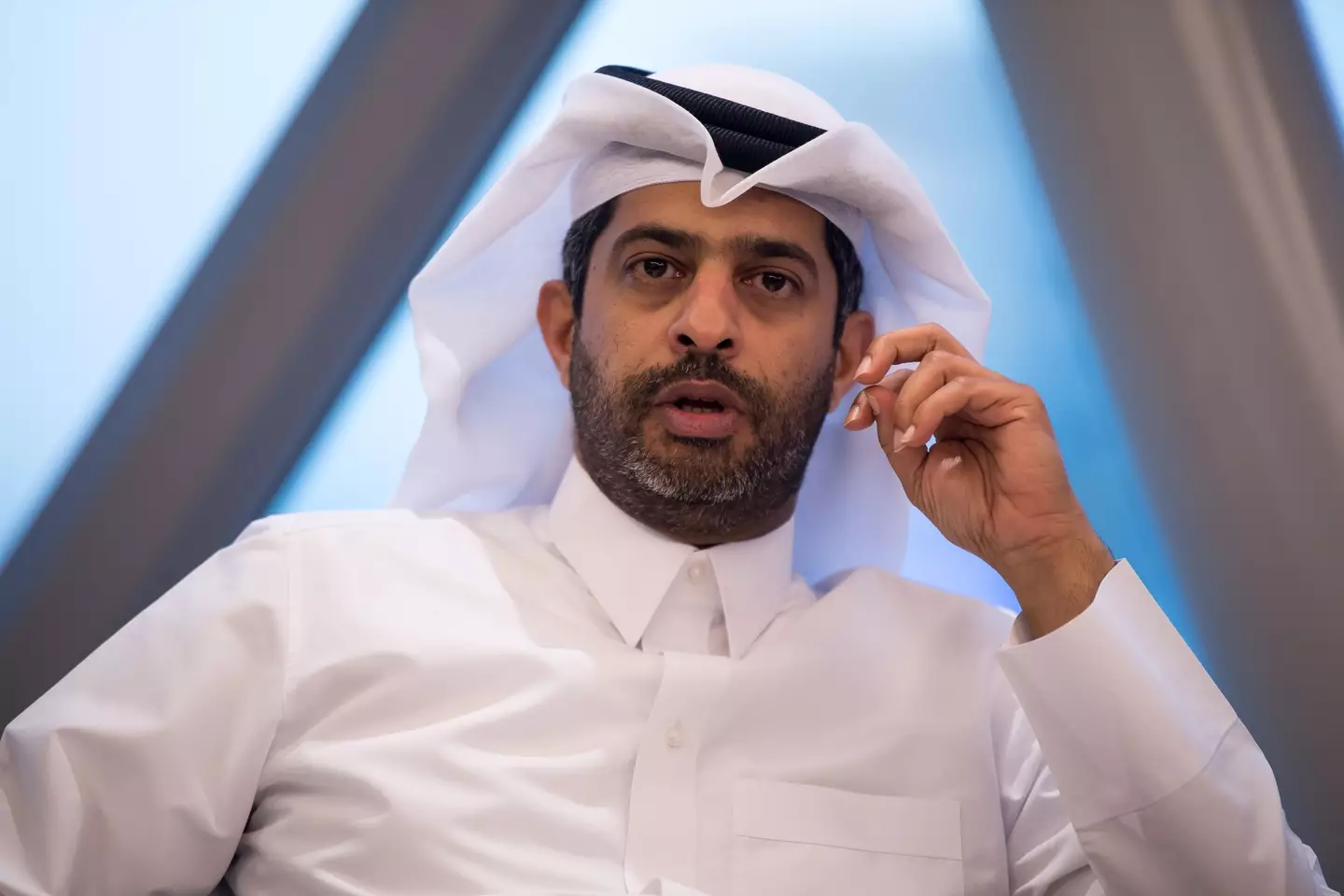 World Cup CEO Nasser Al Khater insisted 'everybody is welcome here' and that 'everyone will feel safe'.