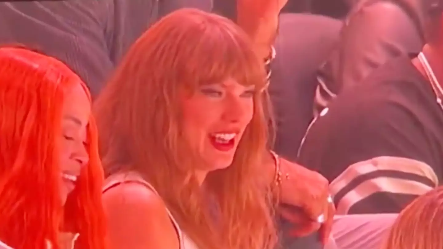 Fans 'work out' three-word comment Taylor Swift made as she was filmed being booed at the Super Bowl