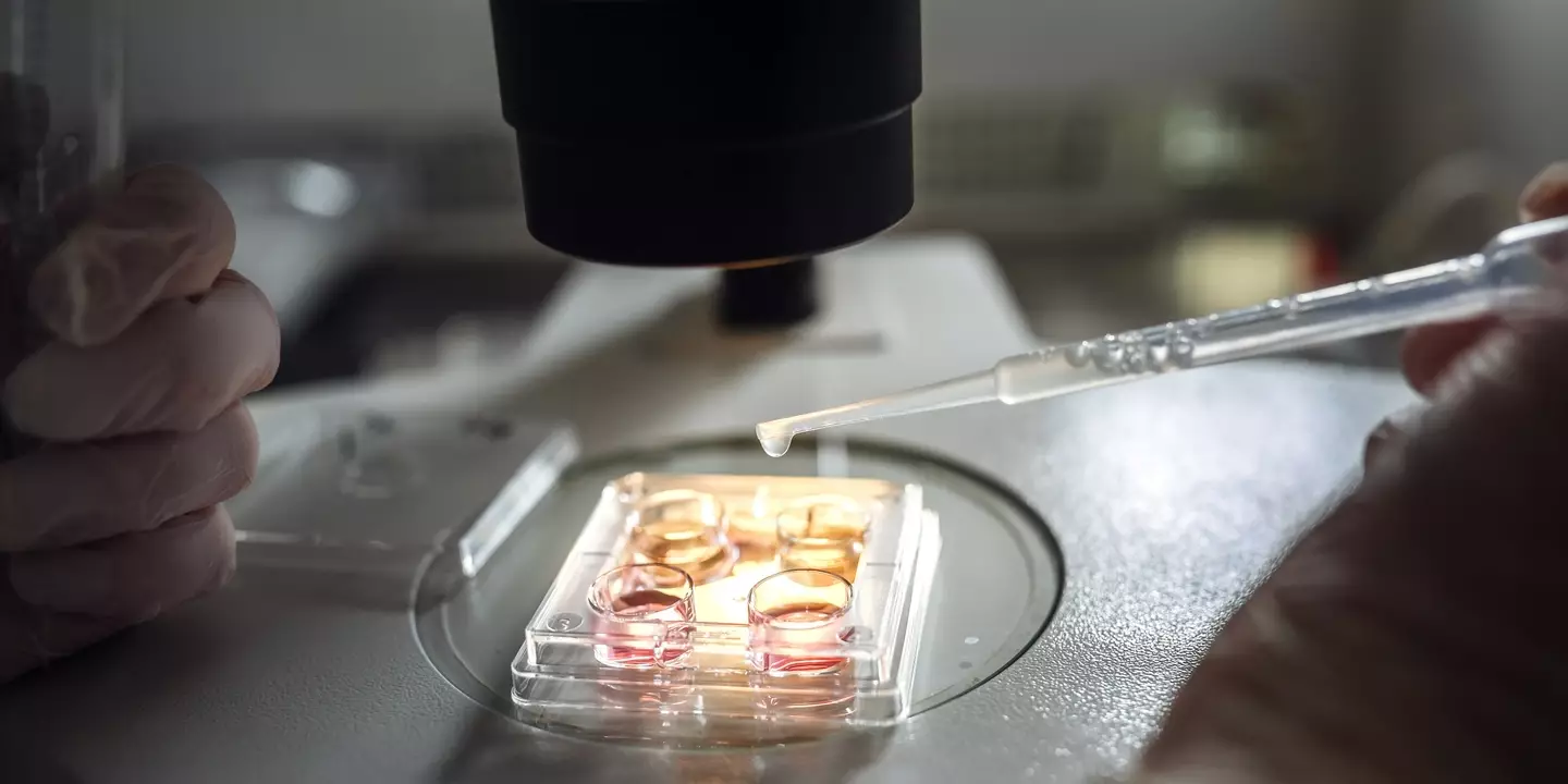 The baby was born from an embryo created over 30 years ago (Getty Stock Image)