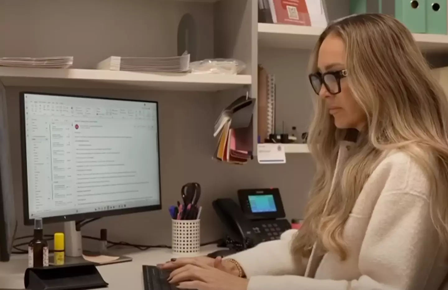 She said her accounts were suspended after sharing an image of three of her dogs (YouTube/Sky News Australia)