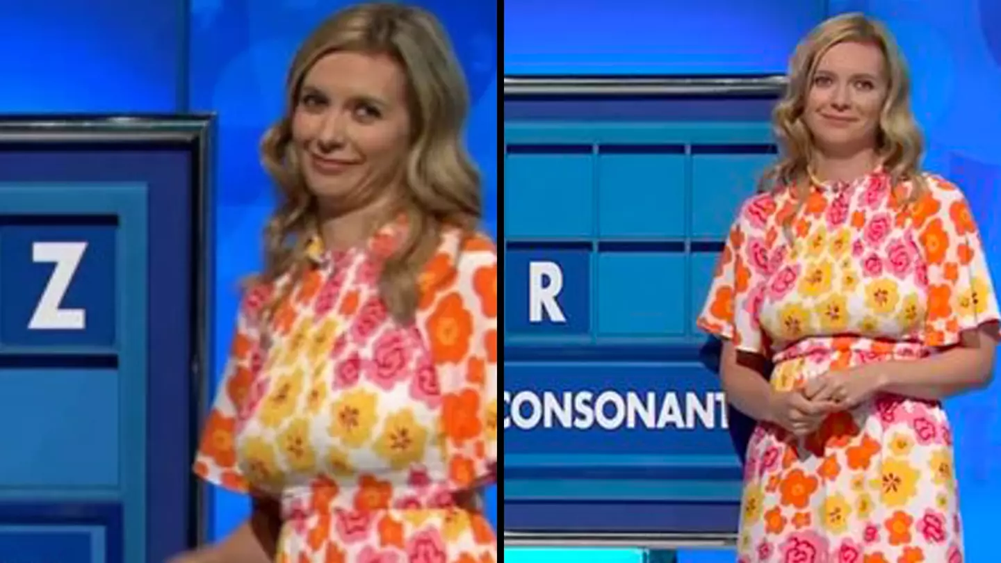 Rachel Riley left red-faced after Countdown board spells out 'jiz'
