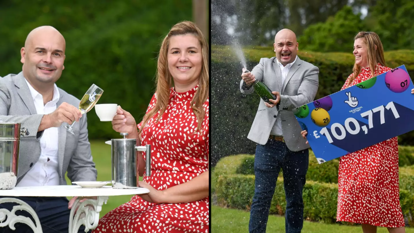 Amazing couple wins £100,000 lottery prize and say they will use the winnings to foster children