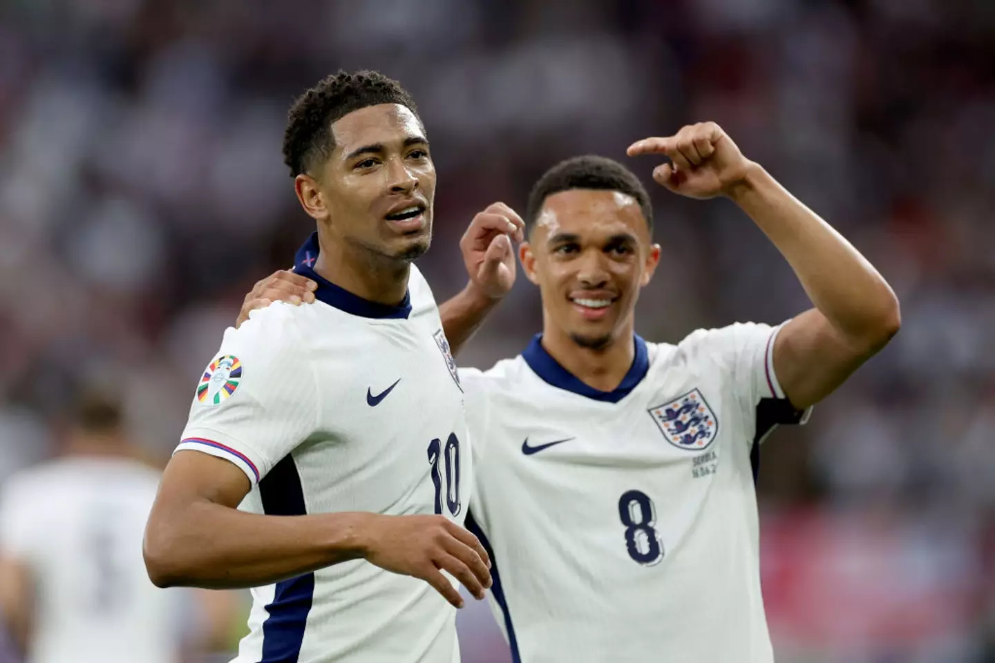 England came out victorious in their first Euros match against Serbia with a 1-0 win thanks to Jude Bellingham. (Kevin C. Cox/Getty Images)